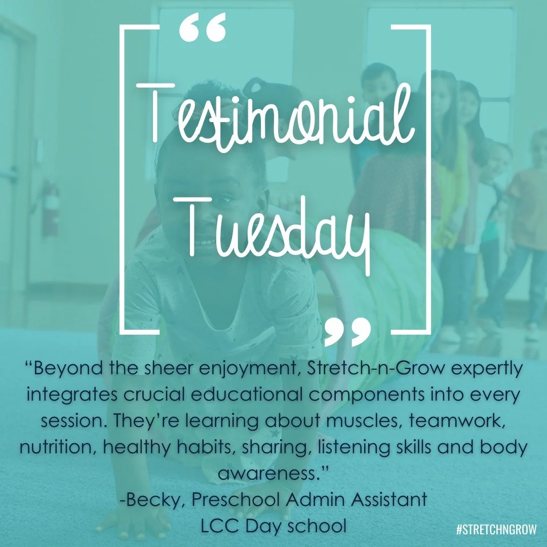 &ldquo;Beyond the sheer enjoyment, Stretch-n-Grow expertly integrates educational components into every session&hellip;&rdquo;

We&rsquo;re proud to partner with preschools by providing enrichment that supports physical development, classroom skills,