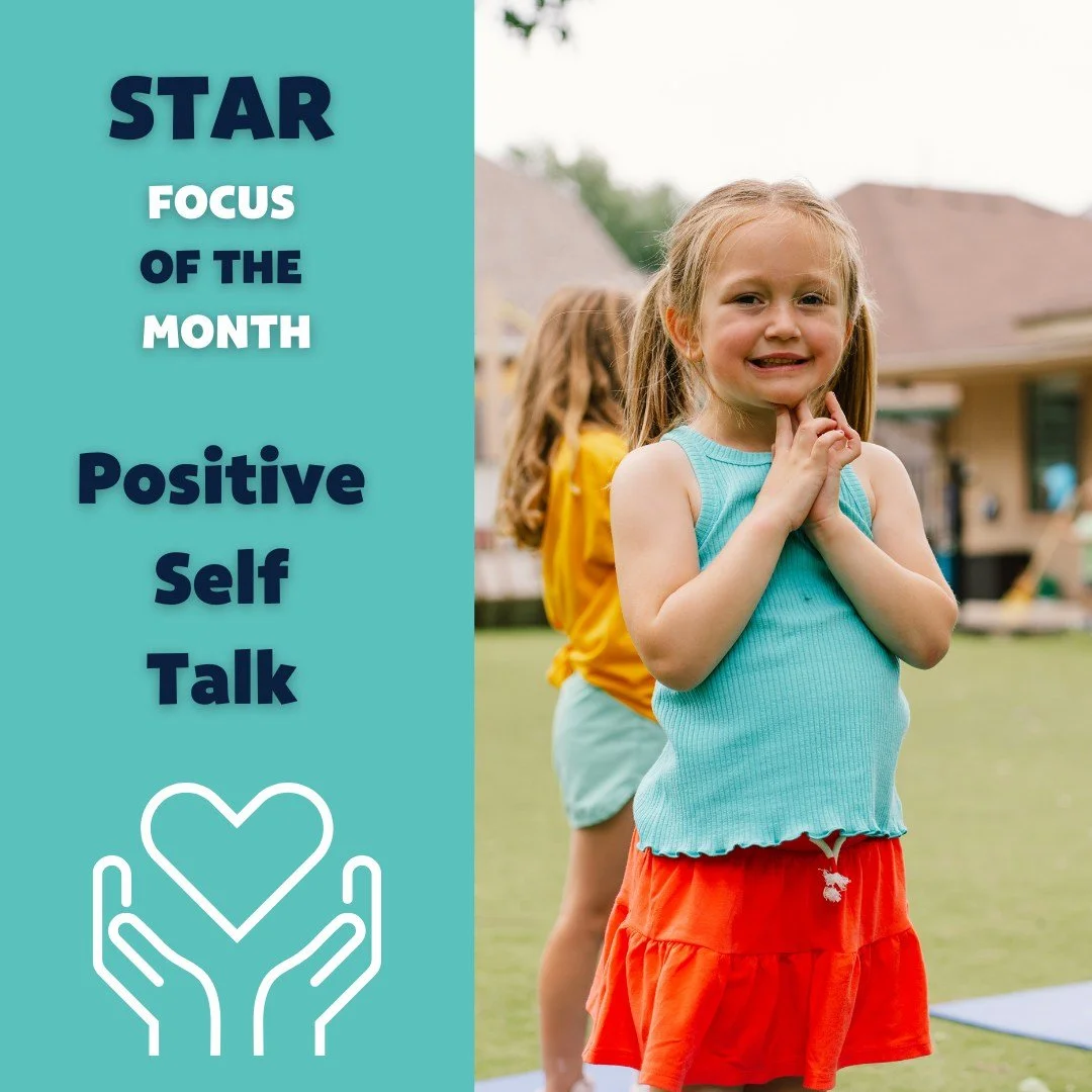 This month&rsquo;s STAR Focus is Positive Self Talk.
We help children build confidence by encouraging phrases like &ldquo;I can try&rdquo; and &ldquo;I&rsquo;m proud of myself,&rdquo; pairing emotional growth with physical movement in every class. 💪