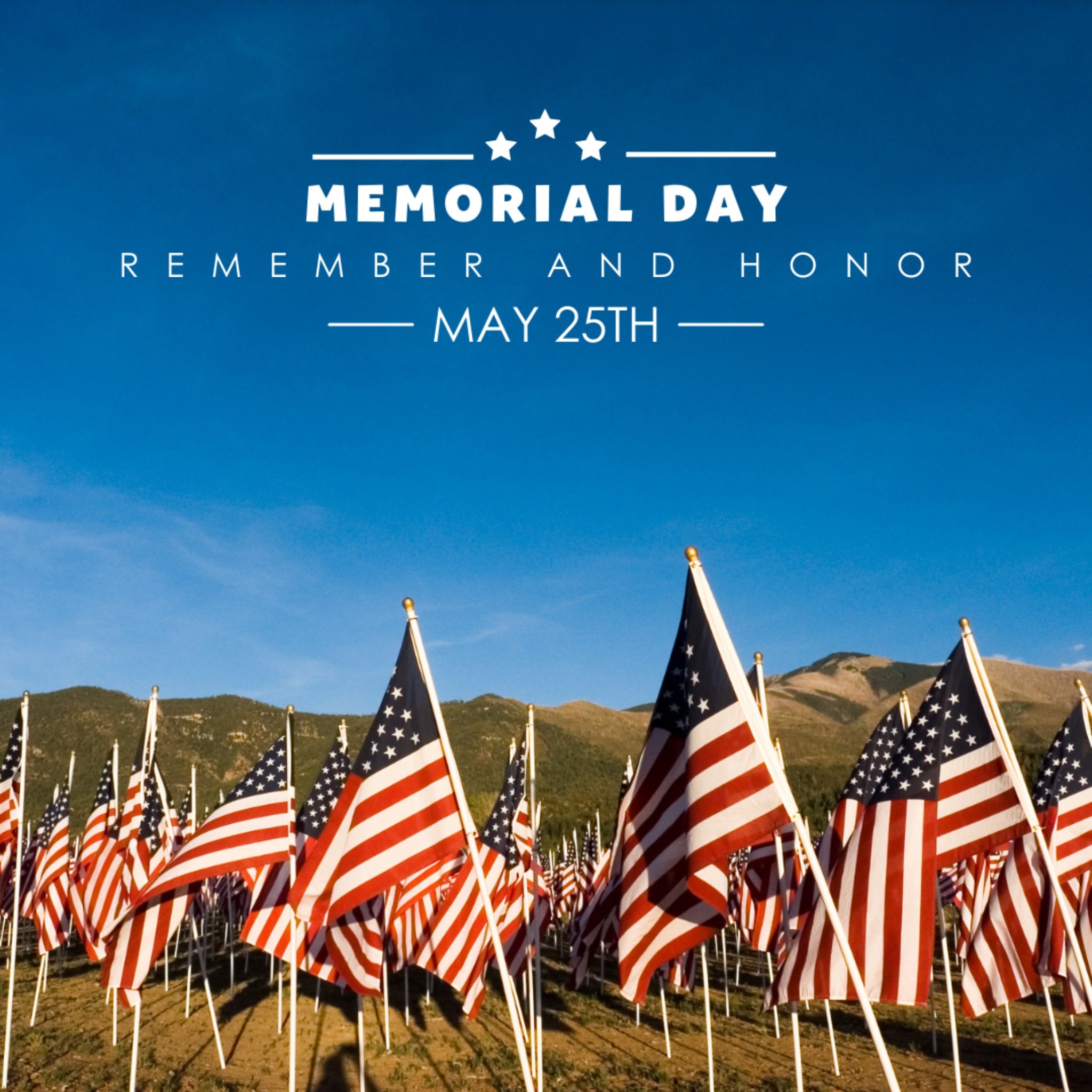 Today we pause to remember and honor the men and women who gave their lives in service to our country.
We are grateful for the freedoms we enjoy and the sacrifices made to protect them. Wishing our Stretch-n-Grow families a meaningful Memorial Day. &
