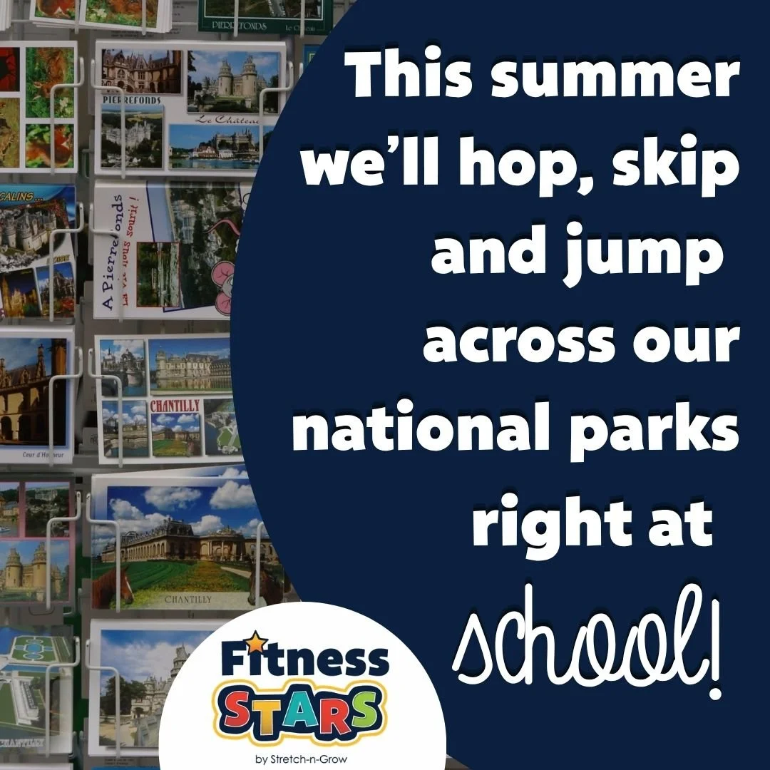 This summer we&rsquo;ll hop, skip, and jump across our national parks right at school!🌲

Our summer adventures combine movement, imagination, and education to
keep children engaged all season long &mdash; while helping schools oﬀer exciting
enrichme
