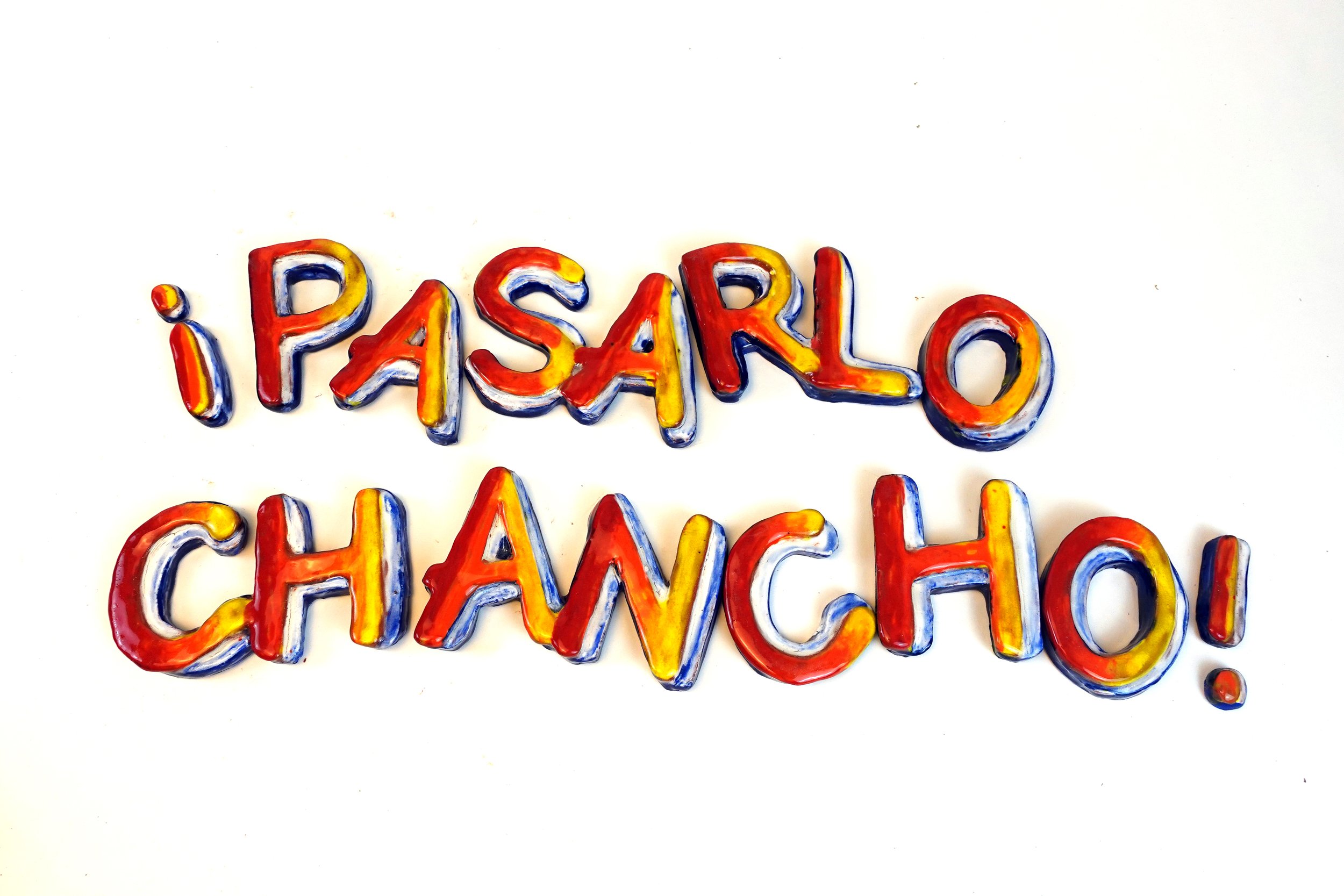 Pasarlo Chancho! Text, 2024