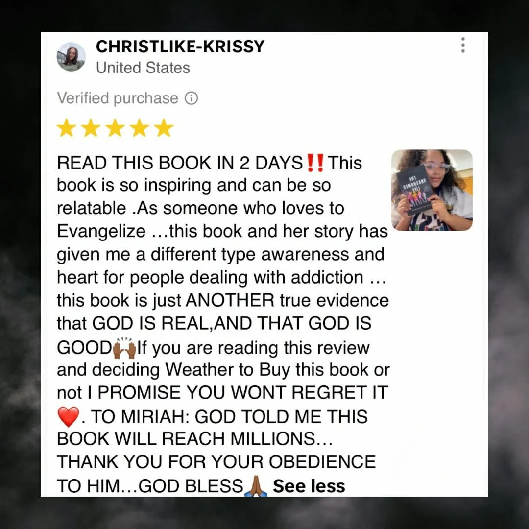 popular christian book, addiction recovery book, testimony