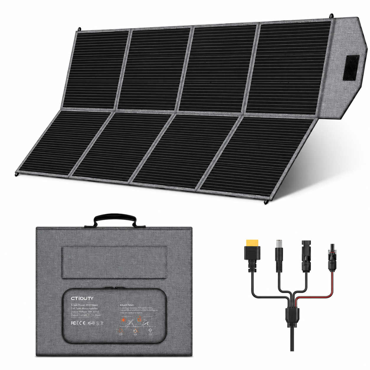 Panel solar portátil de 400 W
