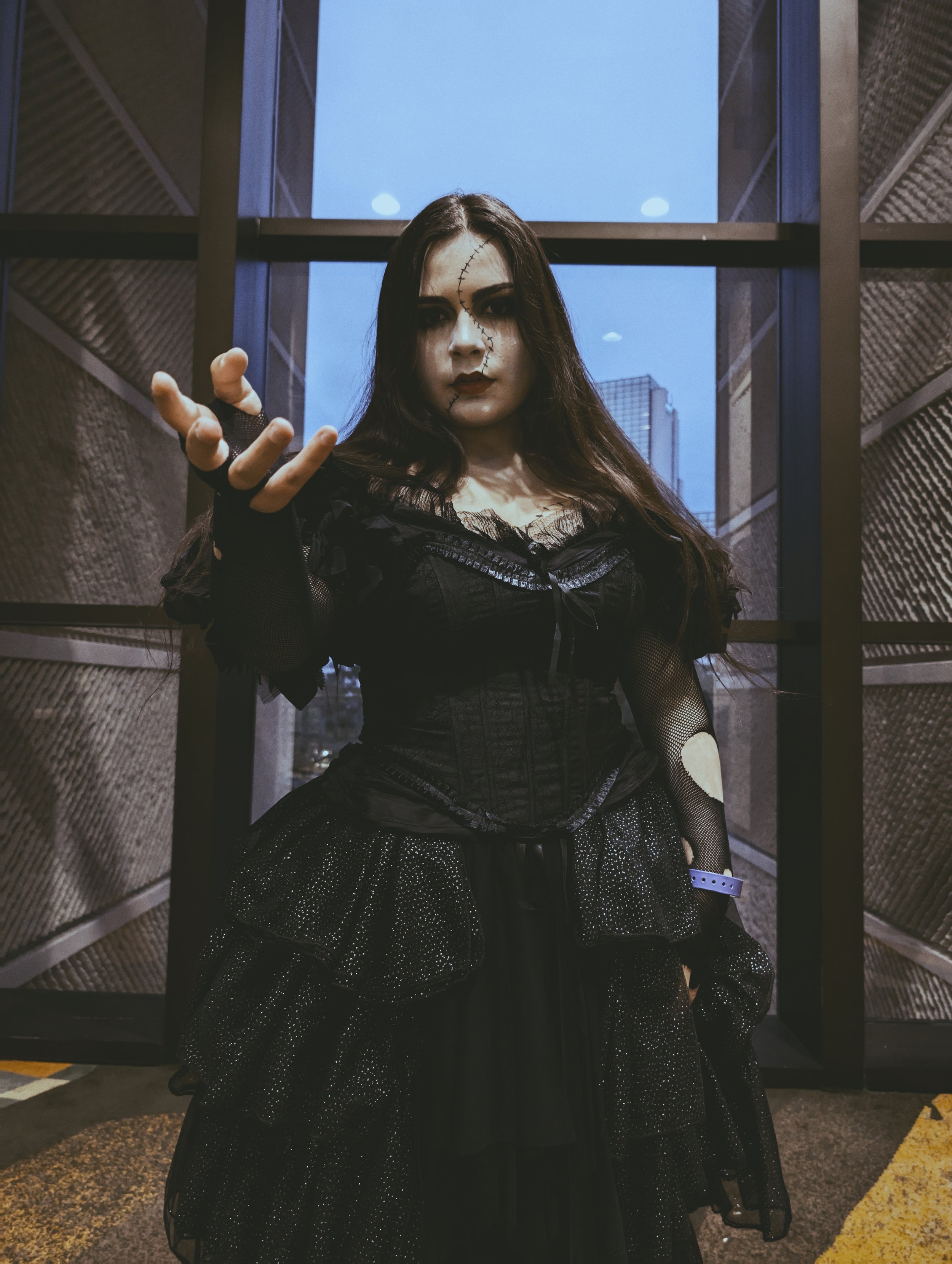 Dress Made By me with thrifted skirts and dresses, Makeup by me
| Photo: Nicholas Moskovites |