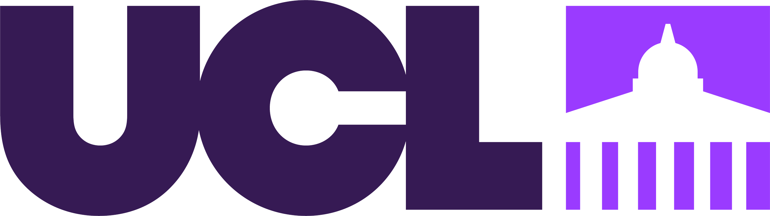 UCL logo in dark purple