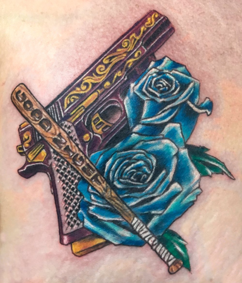 Good Night Color Tattoo: Binge Tattoo