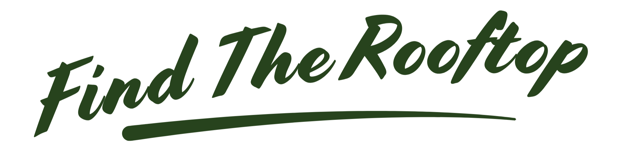 Text graphic stating "Find The Root" in green cursive font