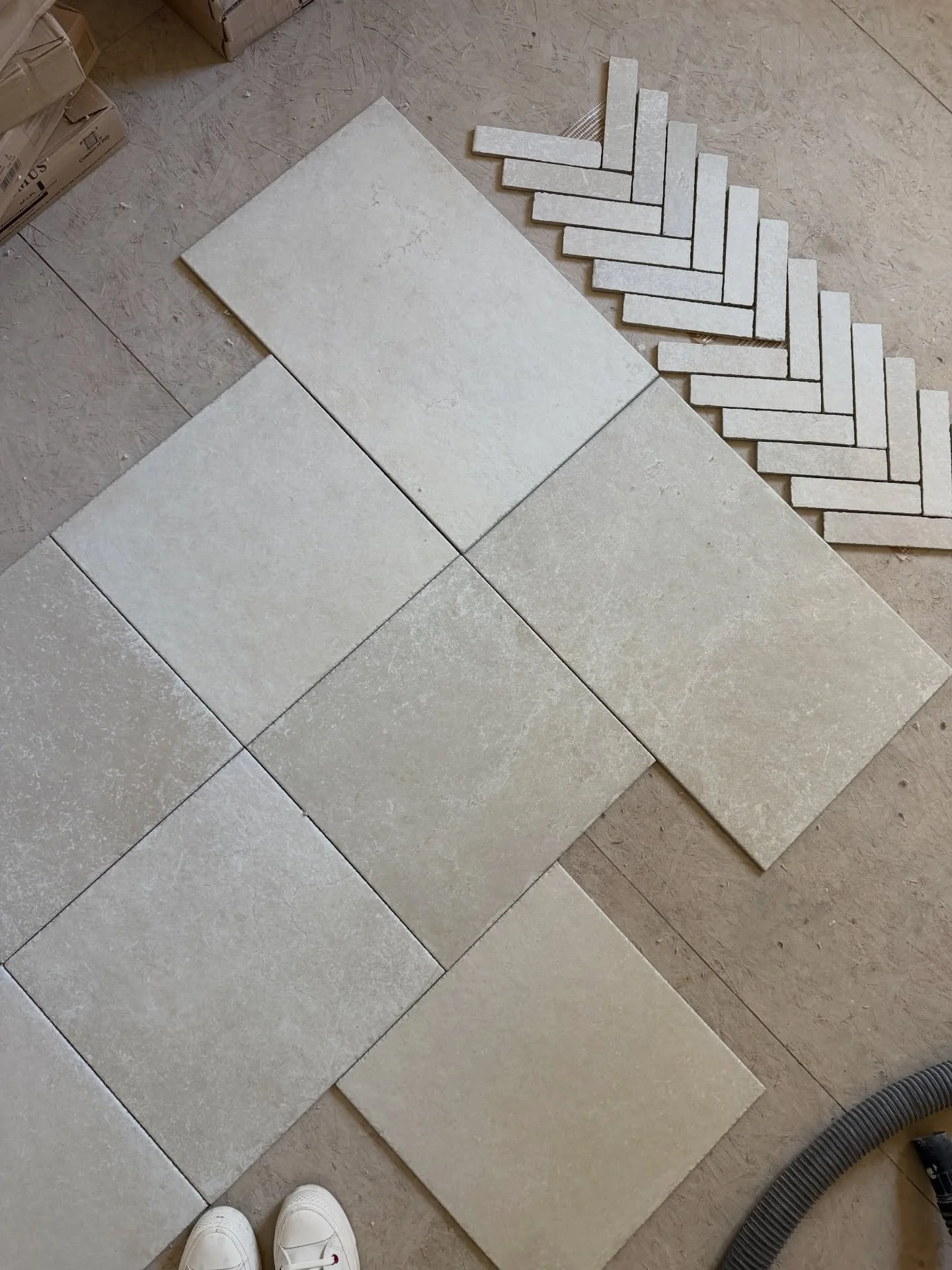 A little Harmony update: wood floors have arrived, cabinets are in, countertops are templated, and tile is being installed piece by piece (@truelineryan &amp; @t.l.t.missy killing it per usual).

This one is special to me, feeling grateful to be work