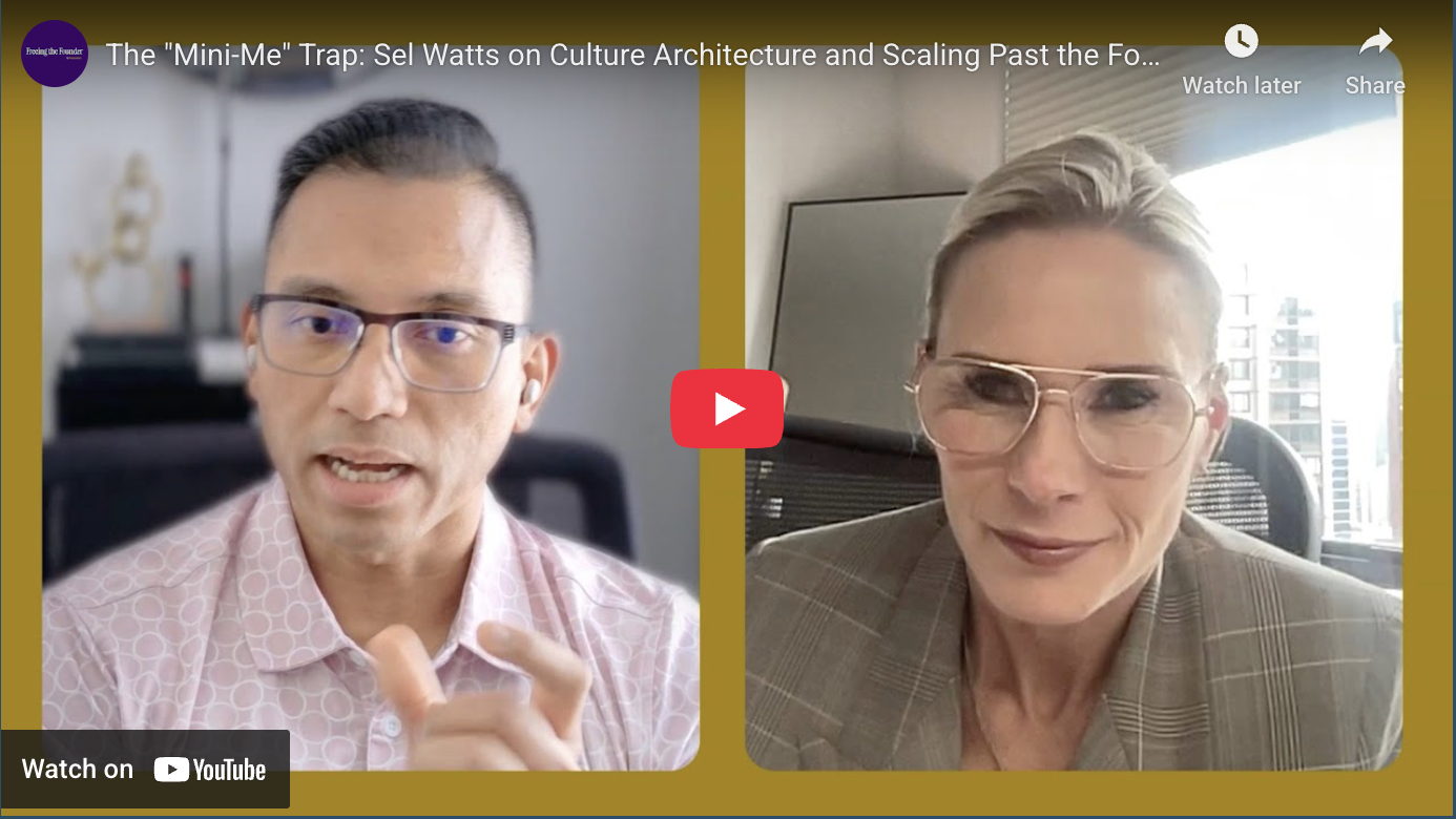 The “Mini-Me” Trap: Culture Architecture &amp; Scaling Past the Bottleneck 