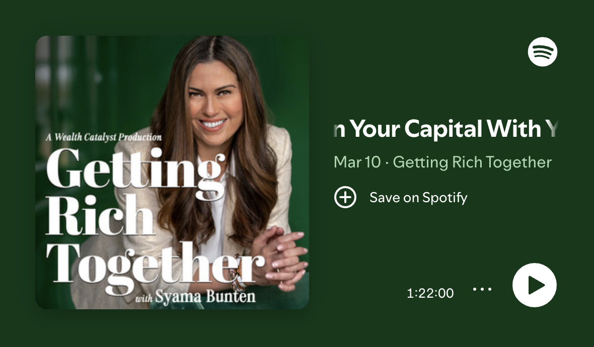 Betting Everything on Yourself: The "No Plan B" Mindset – Getting Rich Together Podcast
