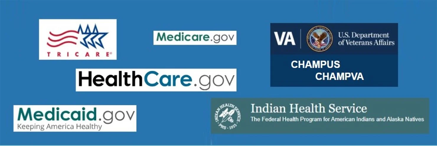 Types of goverment sponsored insurance for treatment