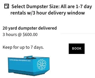 Do you dislike making phone calls?

Well look at that! You can schedule a dumpster on line!