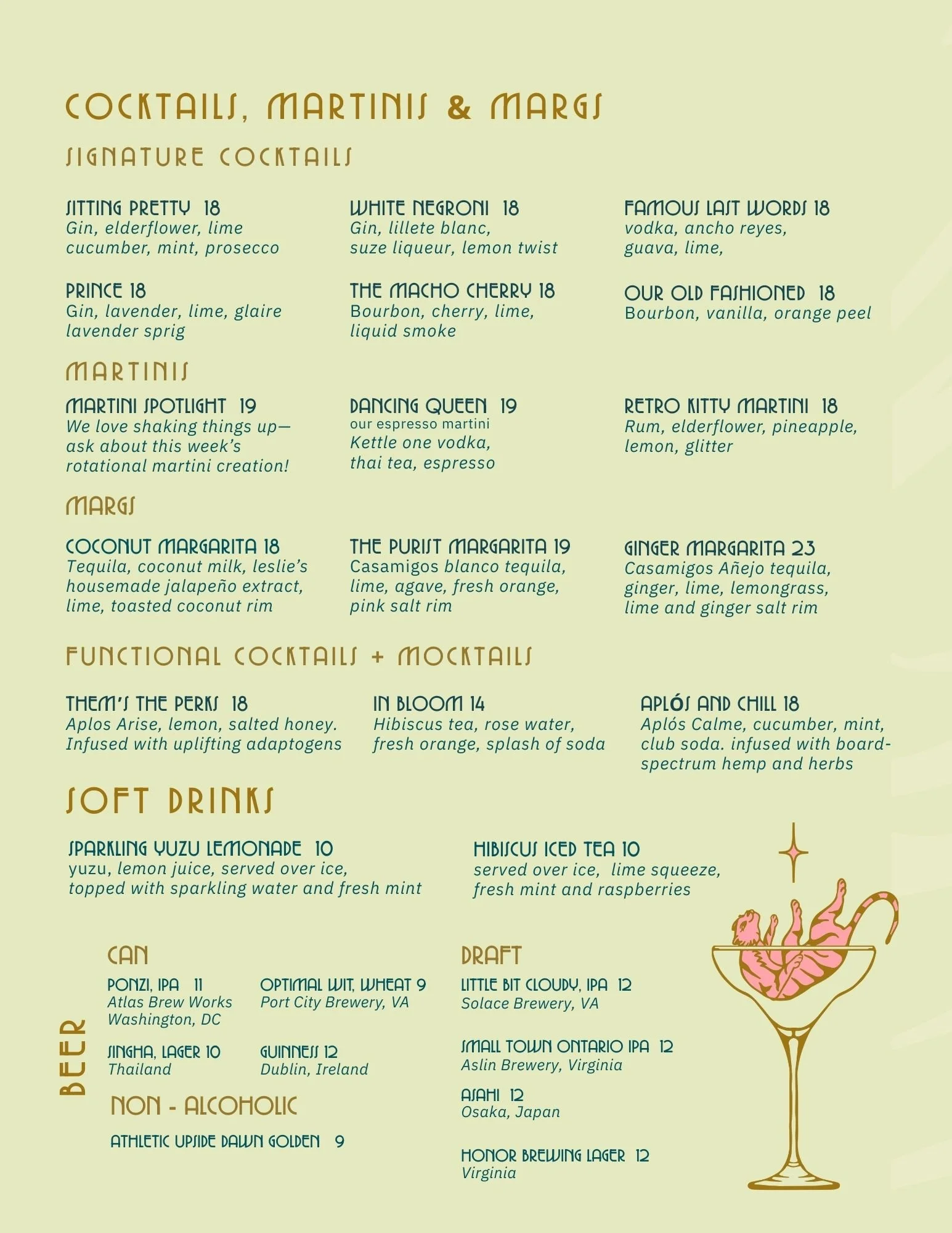 Our Menu: Asian Fare Meets American Flair - Pink Tiger DC