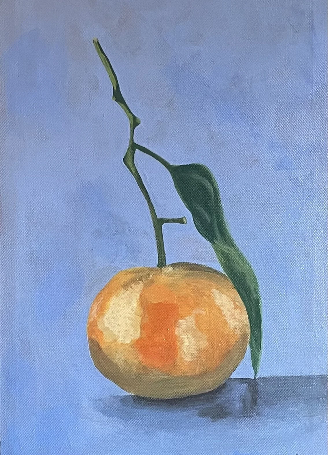 Acrylic on Canvas / "Tangerine"