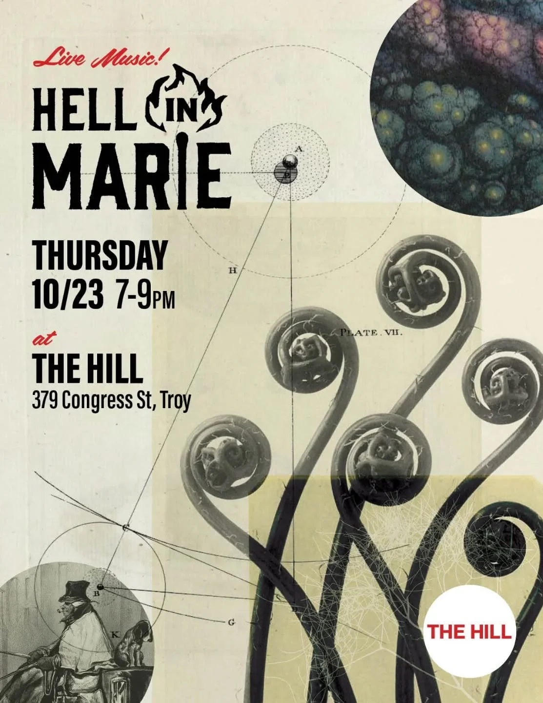Live music Thursday 10/23, featuring acoustic act Hell in Marie! 🎸🎤

#thehilltroy #aroundtroy #troyny