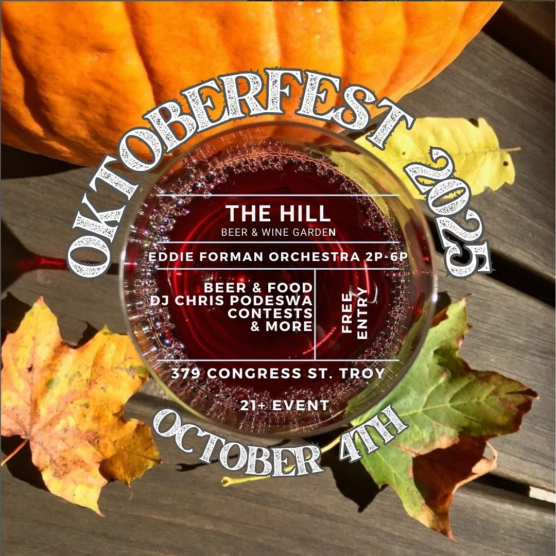 🍂🍺 JOIN US FOR OUR THIRD ANNUAL OKTOBERFEST 🍺🍂

🚪 Doors Open at Noon 🚪
🎺 The Eddie Forman Orchestra 2p - 6p 🎺
🎶 DJ Chris Podeswa 6p - 10p 🎶
🎧 House DJ 10p - Late 🎧
🍻 Stein Holding Contests 🍻
🥨 Pretzel Eating Contests 🥨
🌭 Oktoberfest 