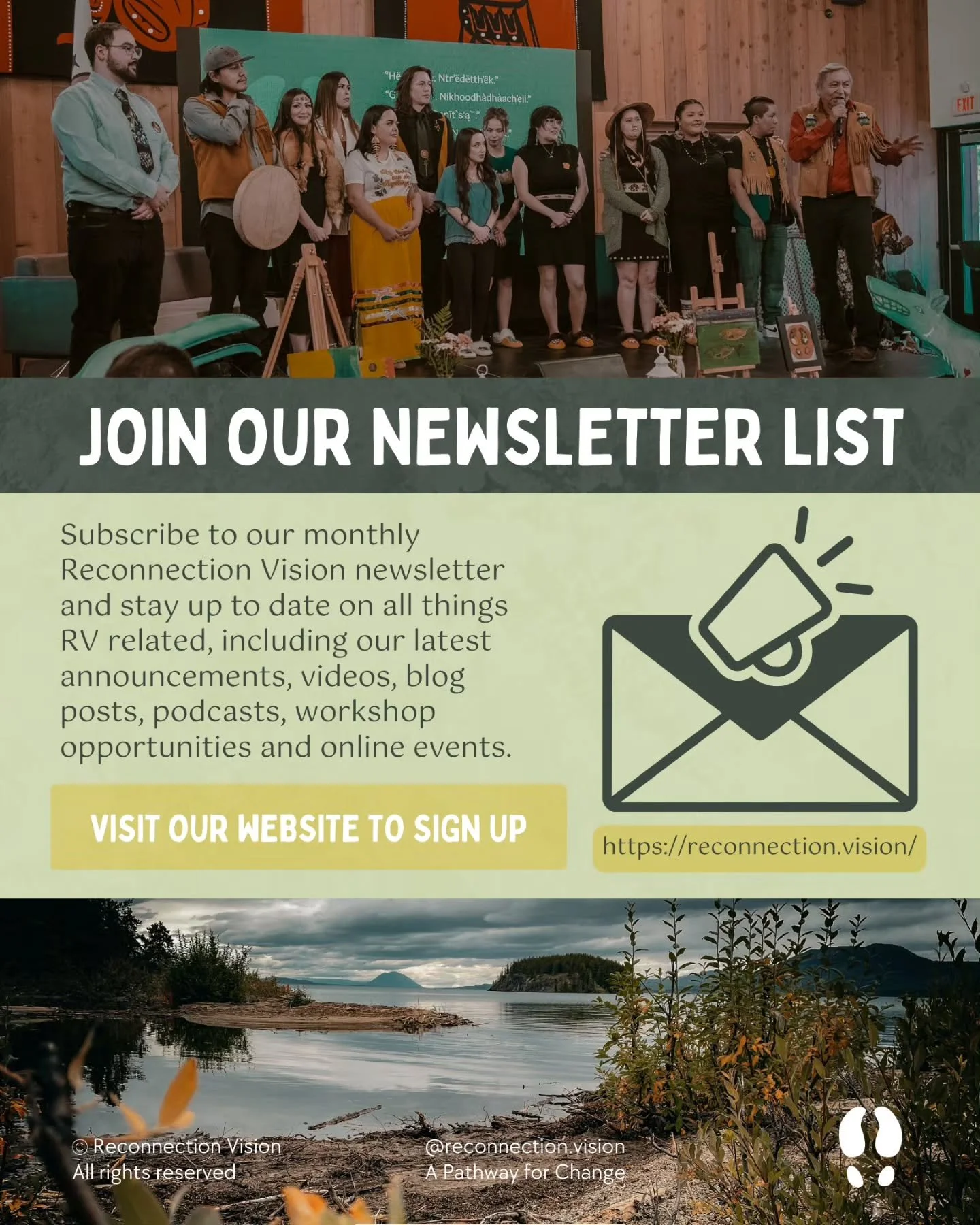 Join Our Newsletter List ✉️

Subscribe to our monthly Reconnection Vision newsletter and stay up to date on all things RV related, including our latest announcements, videos, blog posts, podcasts, workshop opportunities and online events.

Visit our 