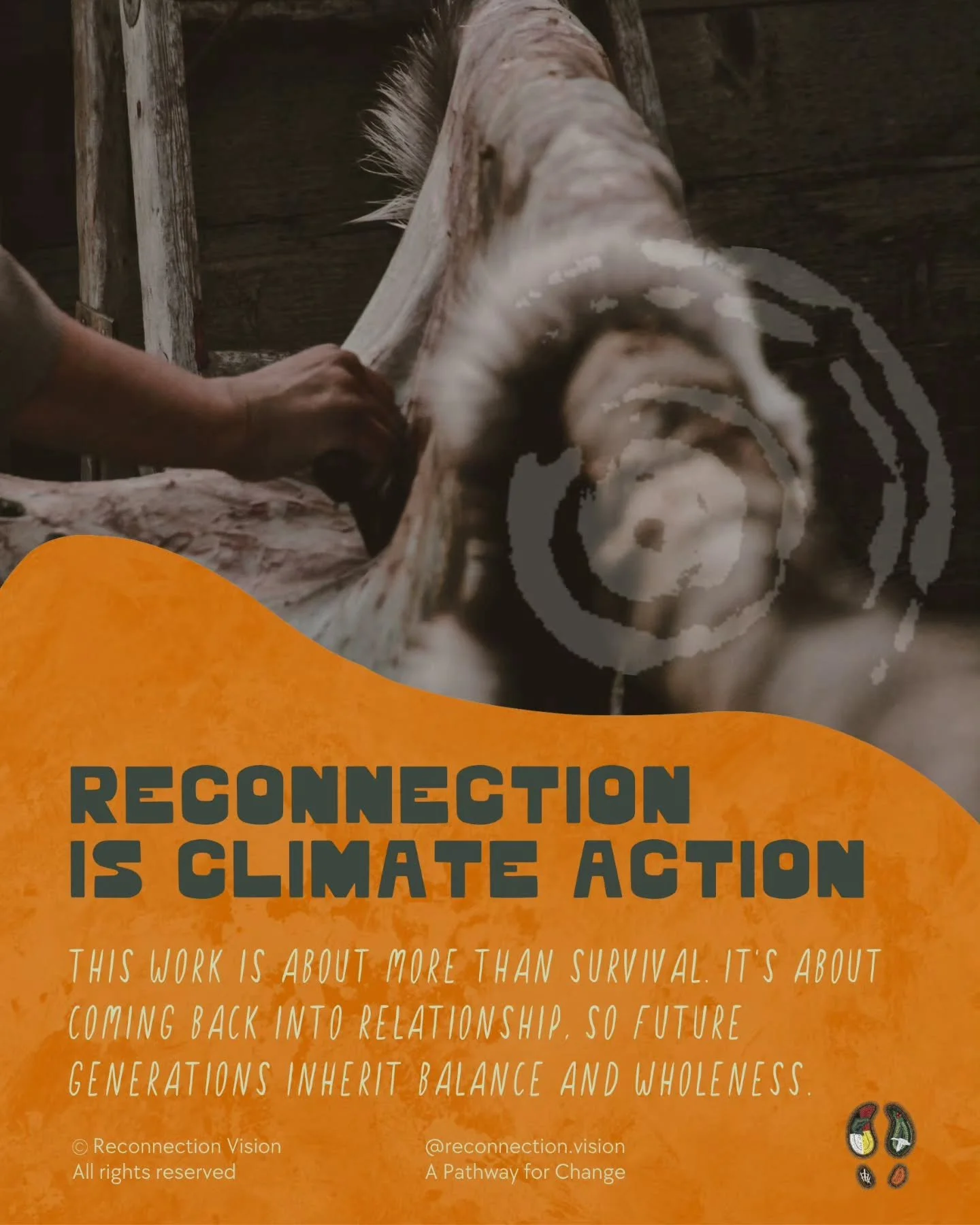 Reconnection IS Climate Action 🪶🌿

This work is about more than survival. It&rsquo;s about coming back into relationship, so future generations inherit balance and wholeness.

We come from different Nations, clans, and paths, but we share the same 
