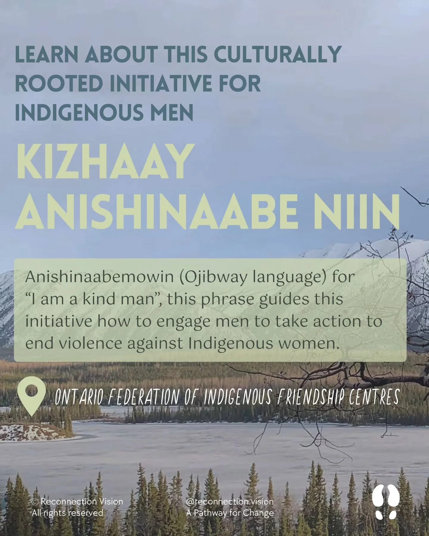 🪶 Learn About this Culturally Rooted Initiative for Indigenous Men

Kizhaay Anishinaabe Niin &ndash; I am a Kind Man is guided by an Indigenous approach to healing that recognizes the distinct histories, unique cultures, and shared traumas of all In