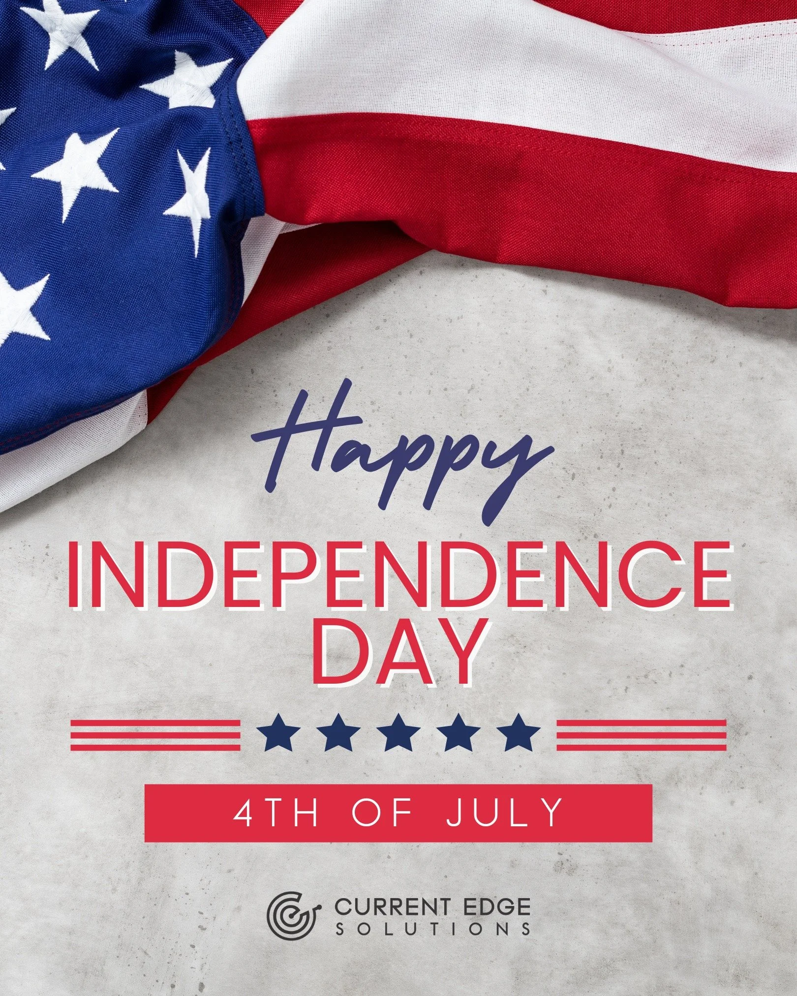 Wishing you a safe, fun-filled 4th of July from all of us at Current Edge Solutions. 🇺🇸🎆
#HappyIndependenceDay #July4thCelebration #TeamCES