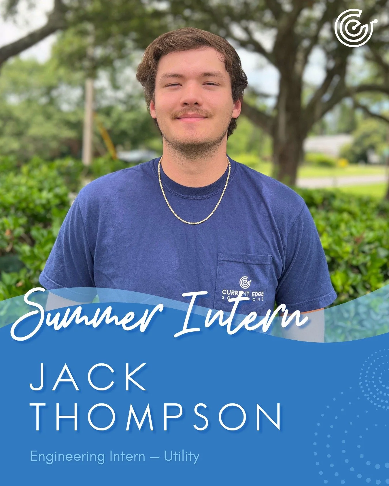 Meet Jack Thompson, another one of our CES summer interns!
Jack is a rising senior at Georgia Southern University, majoring in Electrical Engineering. He was drawn to the field by a love of problem-solving and a curiosity for how things work (plus a