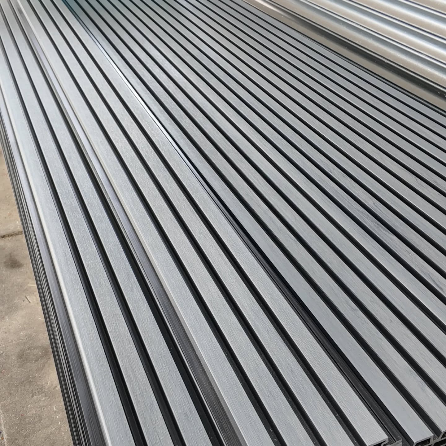 Now in stock!

Composite external slatted cladding in Grey and Cedar. Give your garden building a bit of TLC for the spring 🌼😁