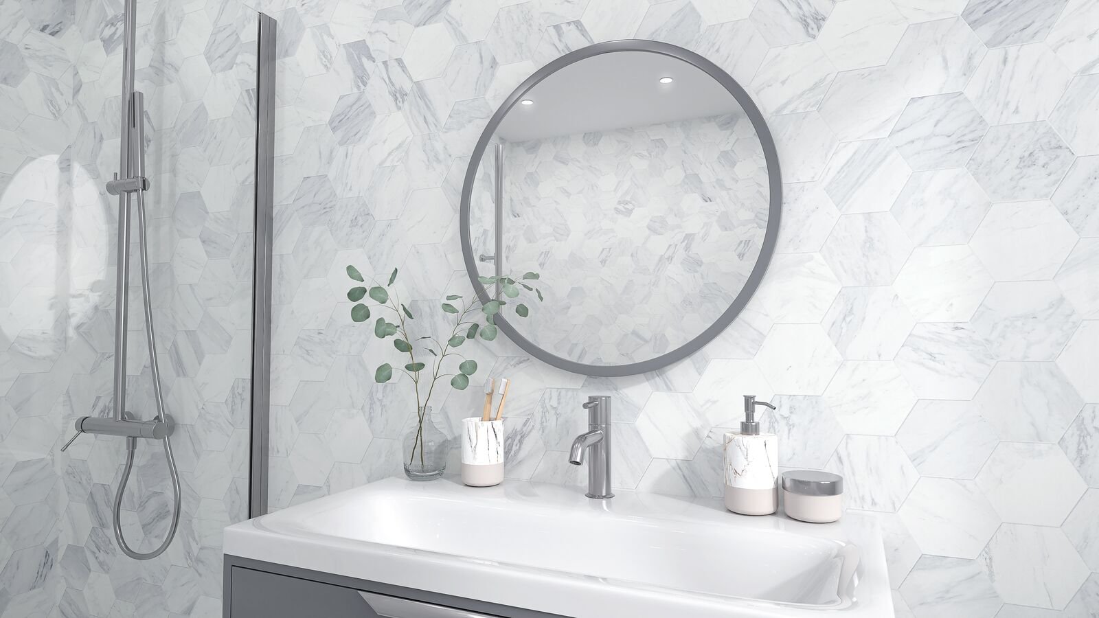 Wall Panel Oslo Installed In Bathroom
