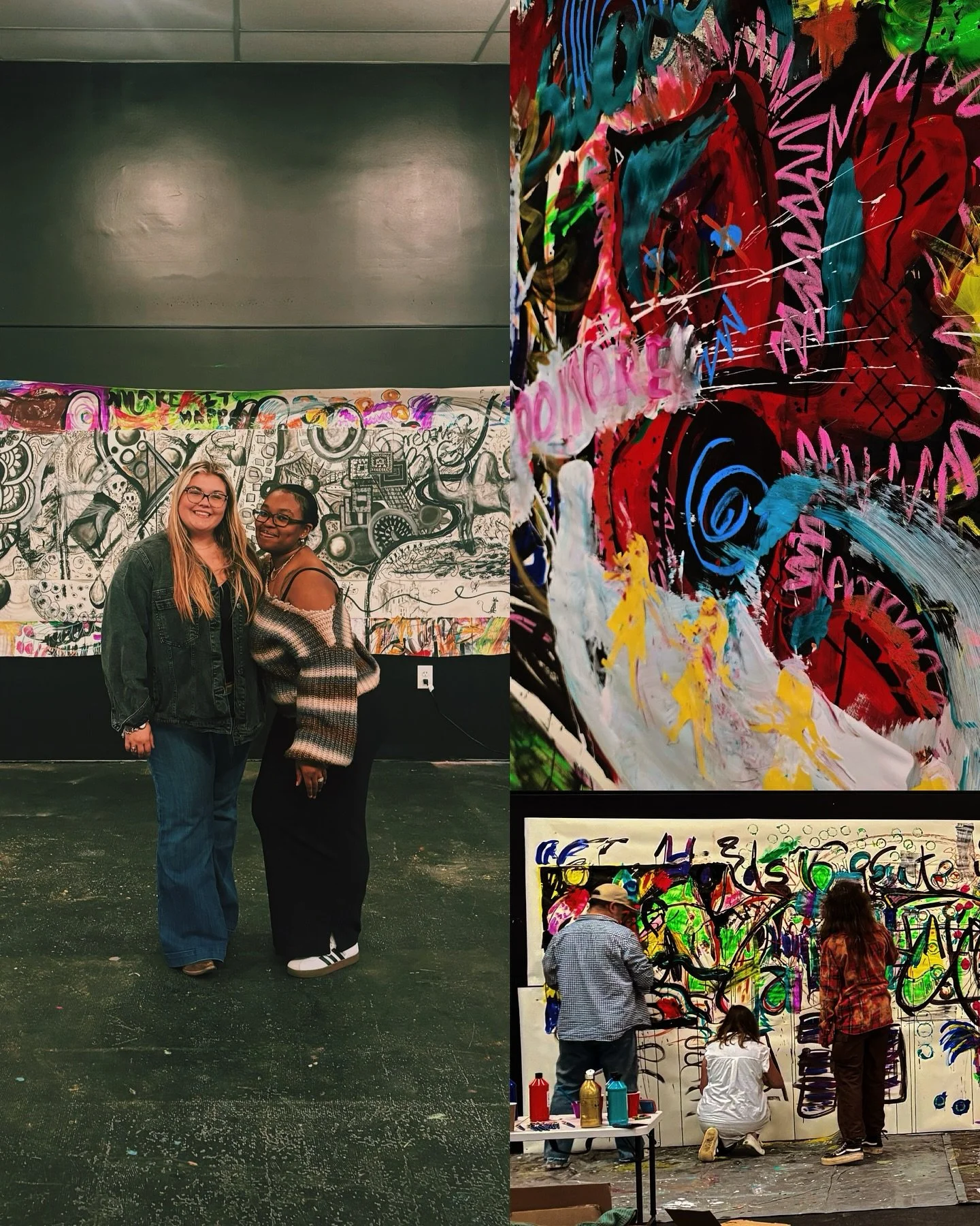 WE DID IT AGAIN! So happy to have been able to collaborate with these artists again. I even got to pick and choose what pieces went up in the gallery! So thankful to have this opportunity! 
@afp.art_ @vt.sova @elesq @kaevictoria @riggopro @artshefale