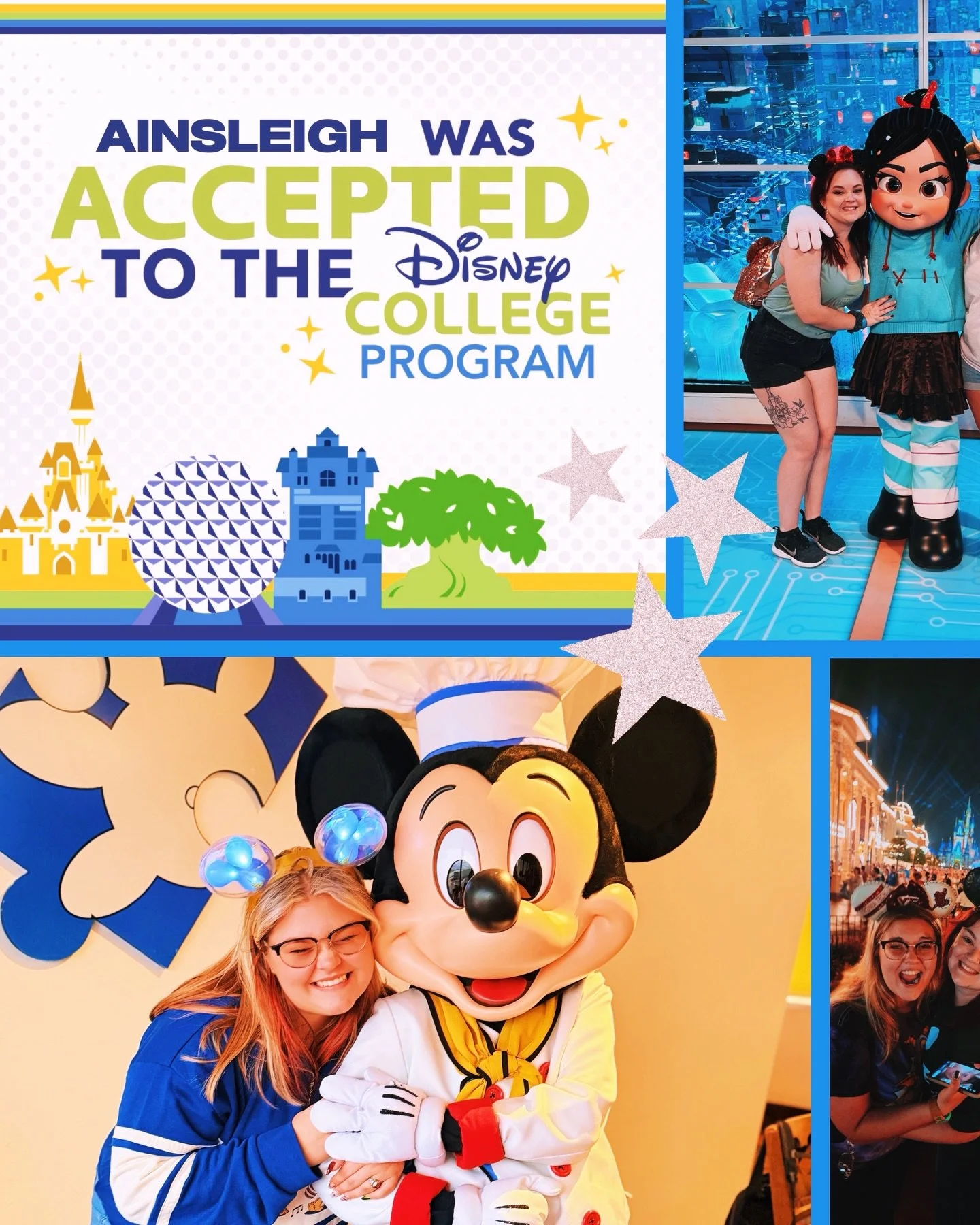 Now that the chaos of the last two weeks is almost over I would love to share with y&rsquo;all that I GOT ACCEPTED INTO THE DISNEY COLLEGE PROGRAM!!✨🐭🏰

If you know me you know that I have been working towards this for over 8 years now. I&rsquo;m e