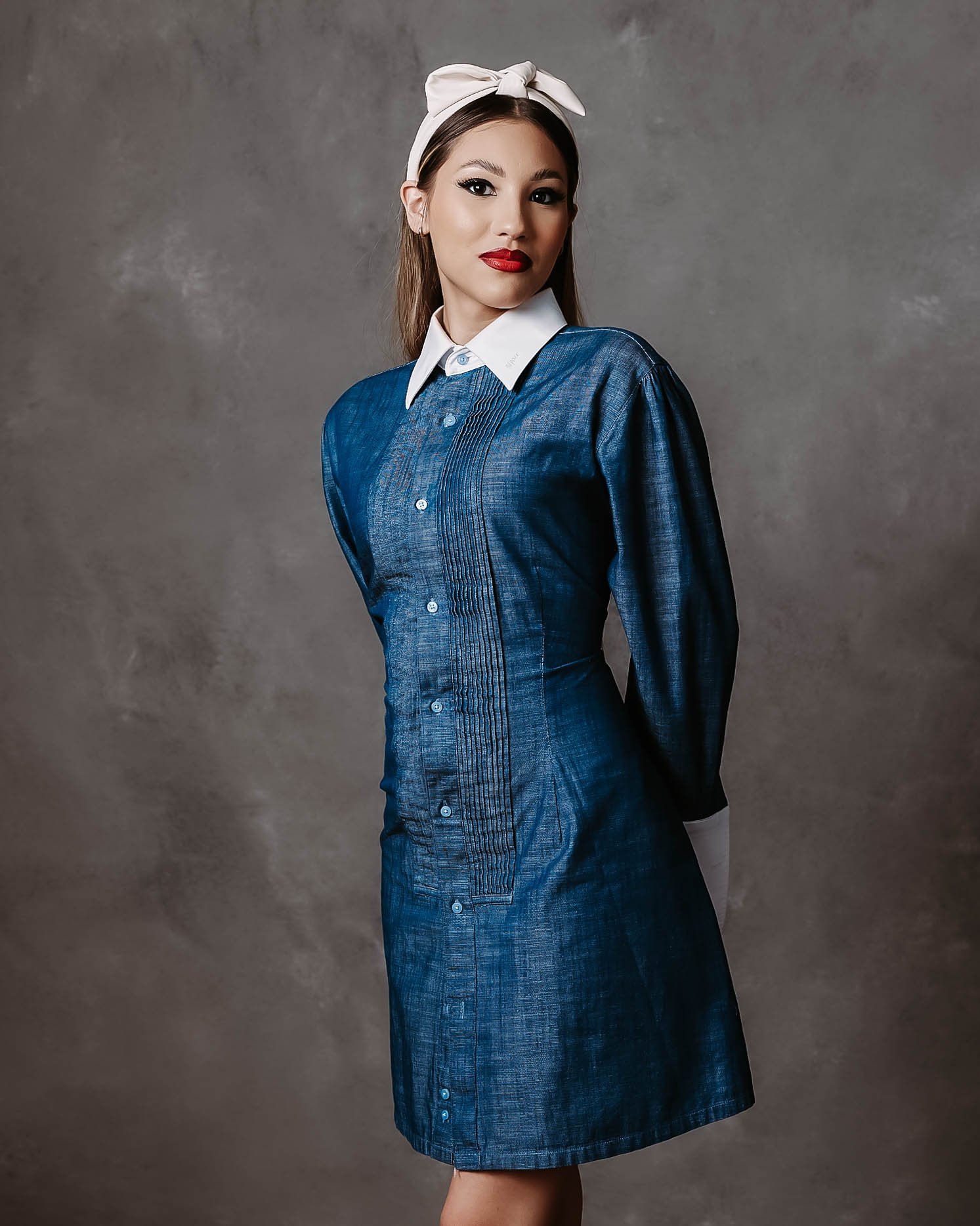 Truer Den-Nem Tuxedo Dress  Mpoze Fashion