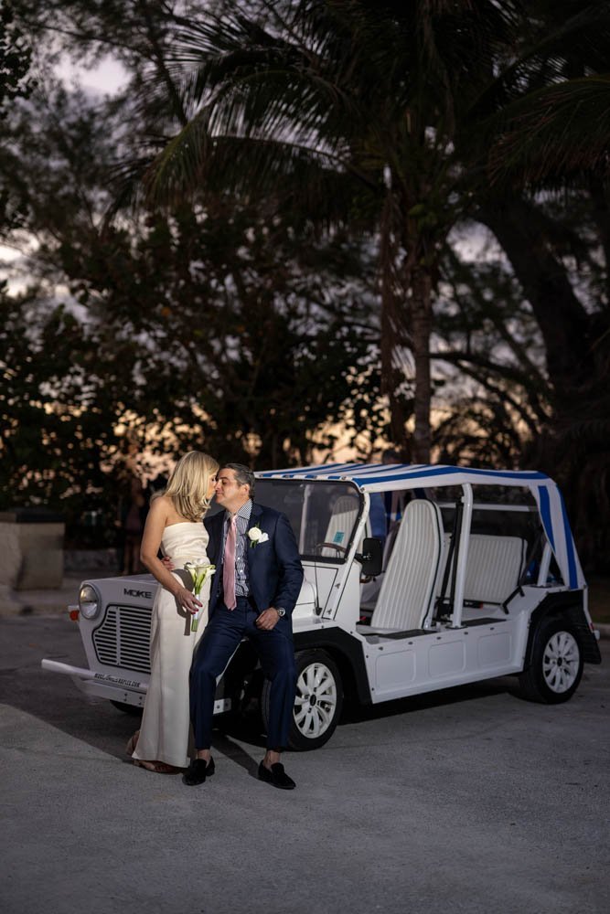 Bride and Groom Moke 