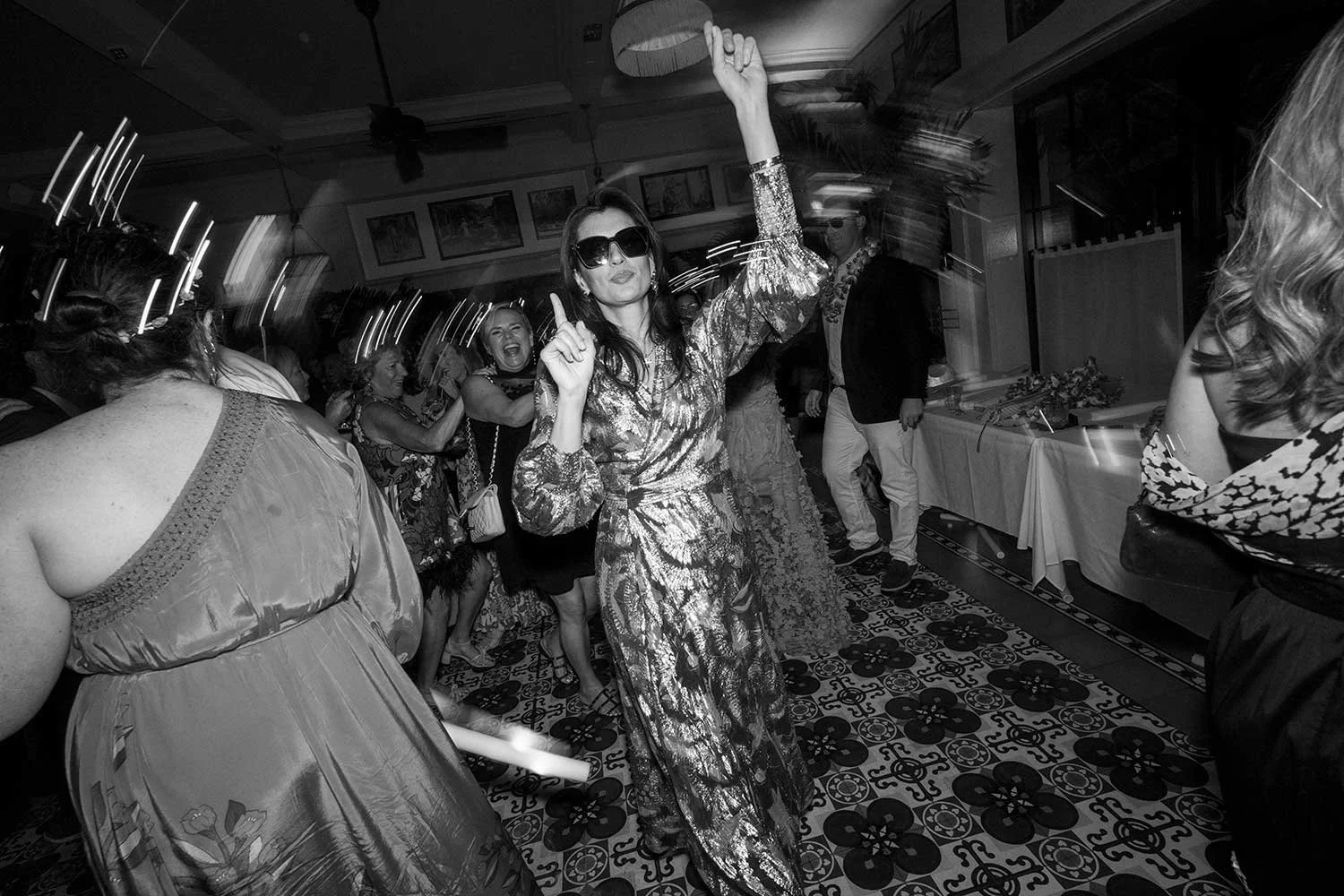 wedding dancing at Le Colonial, Naples