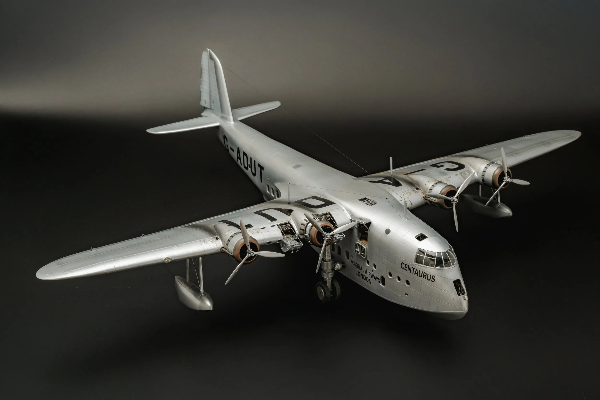 Short Empire flying boat model top right view