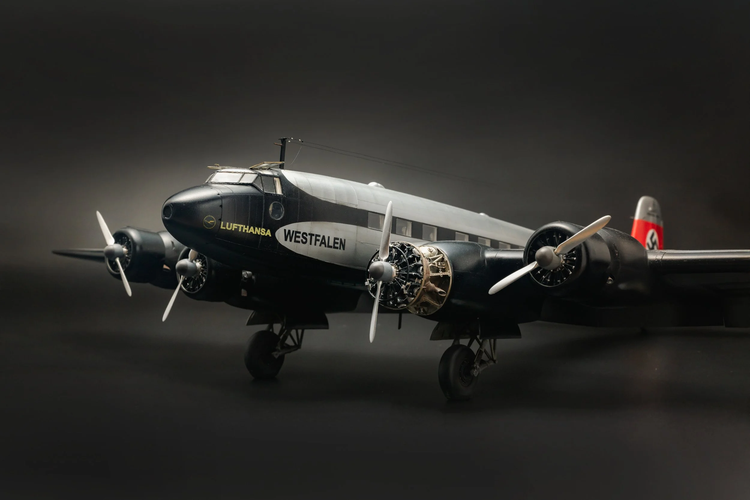 Fw 200 Condor A-0 model nose close-up view