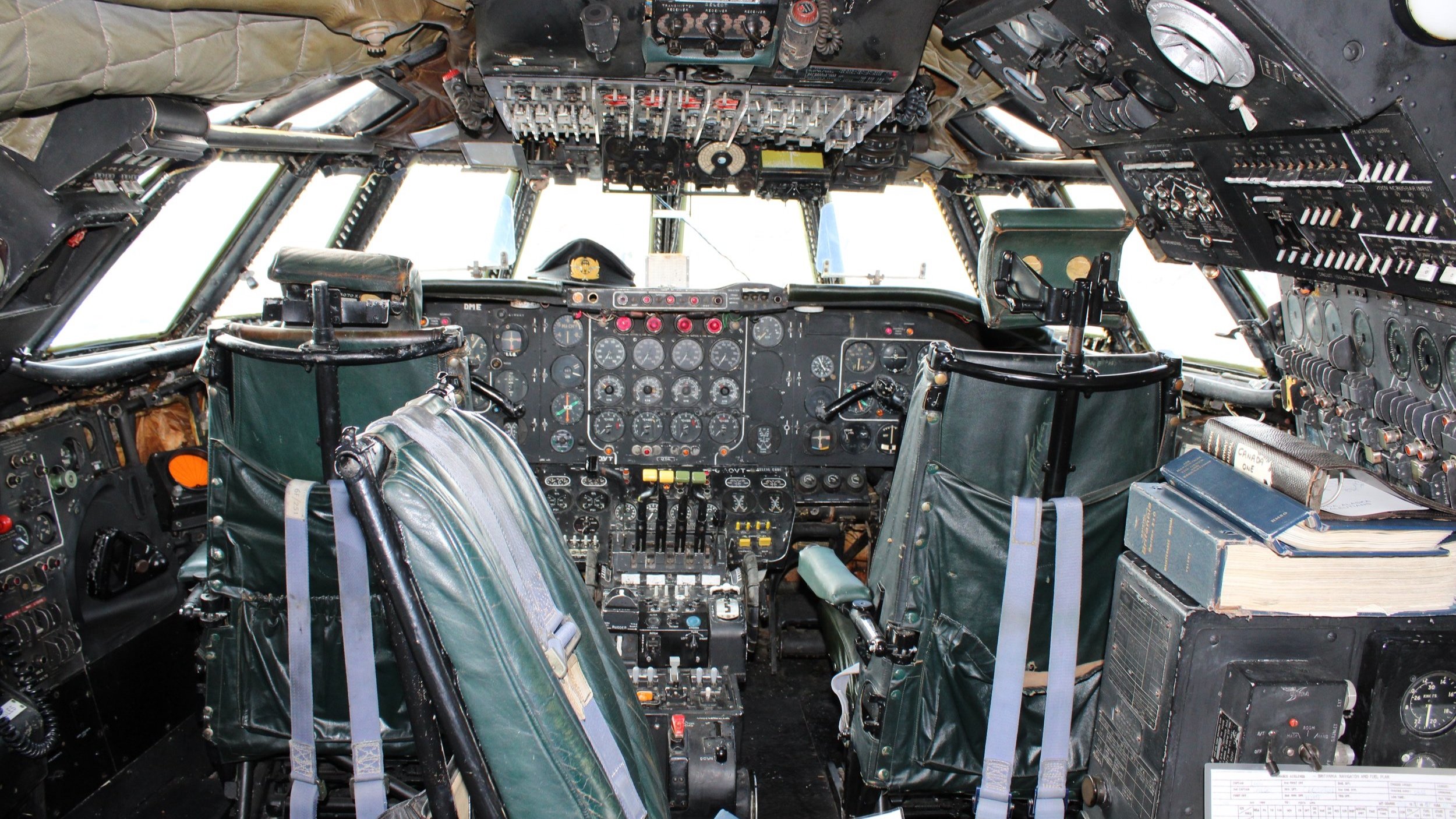 Britannia Flight Deck: A Study in Detail