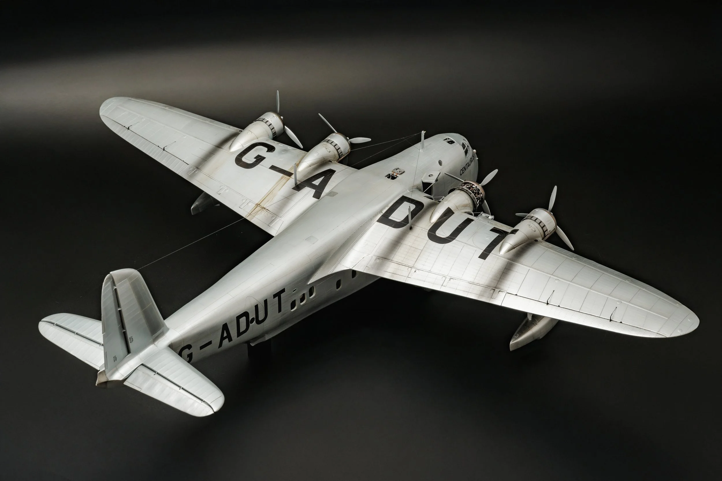 Short Empire flying boat model top aft right view