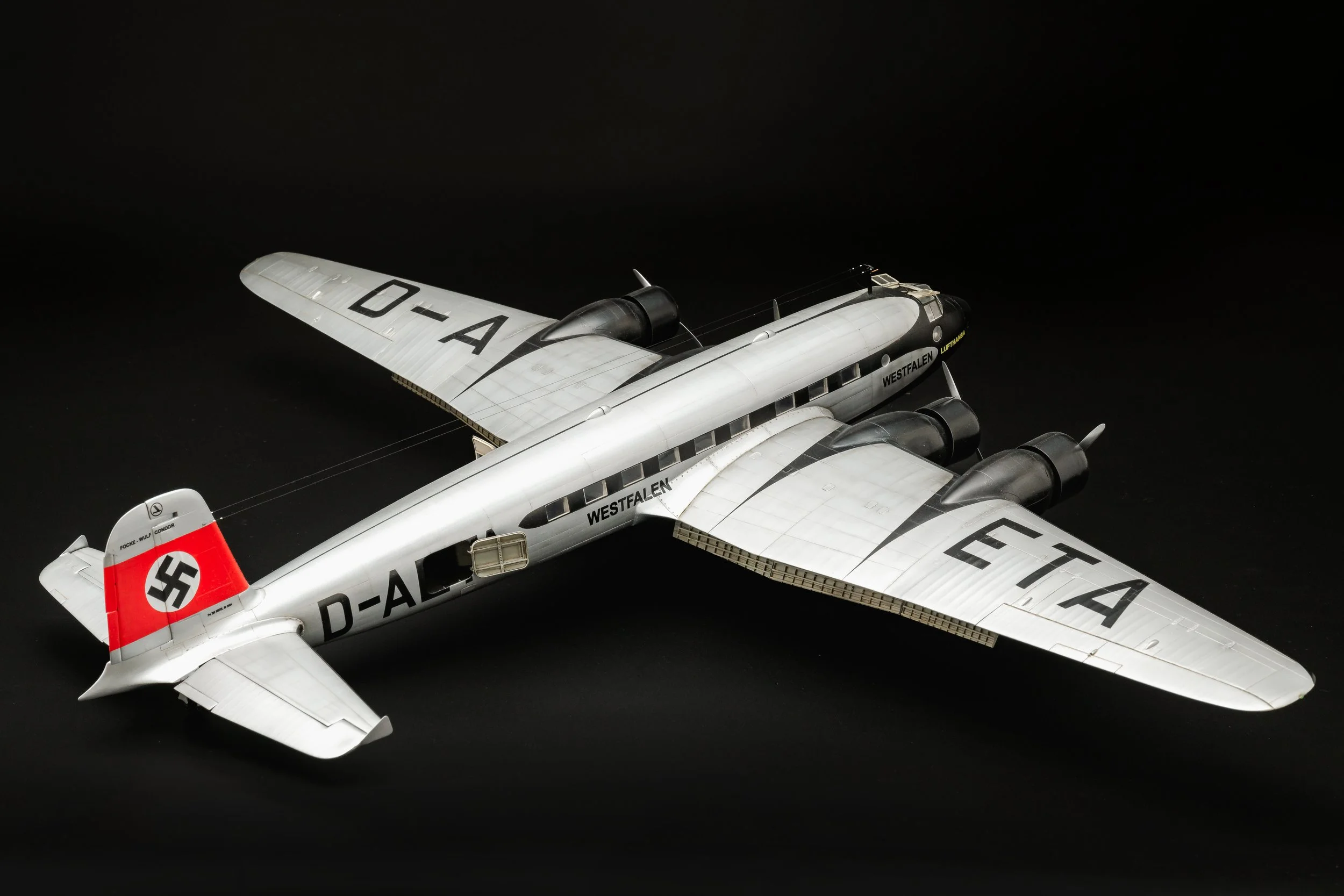 Fw 200 Condor A-0 model top aft right view