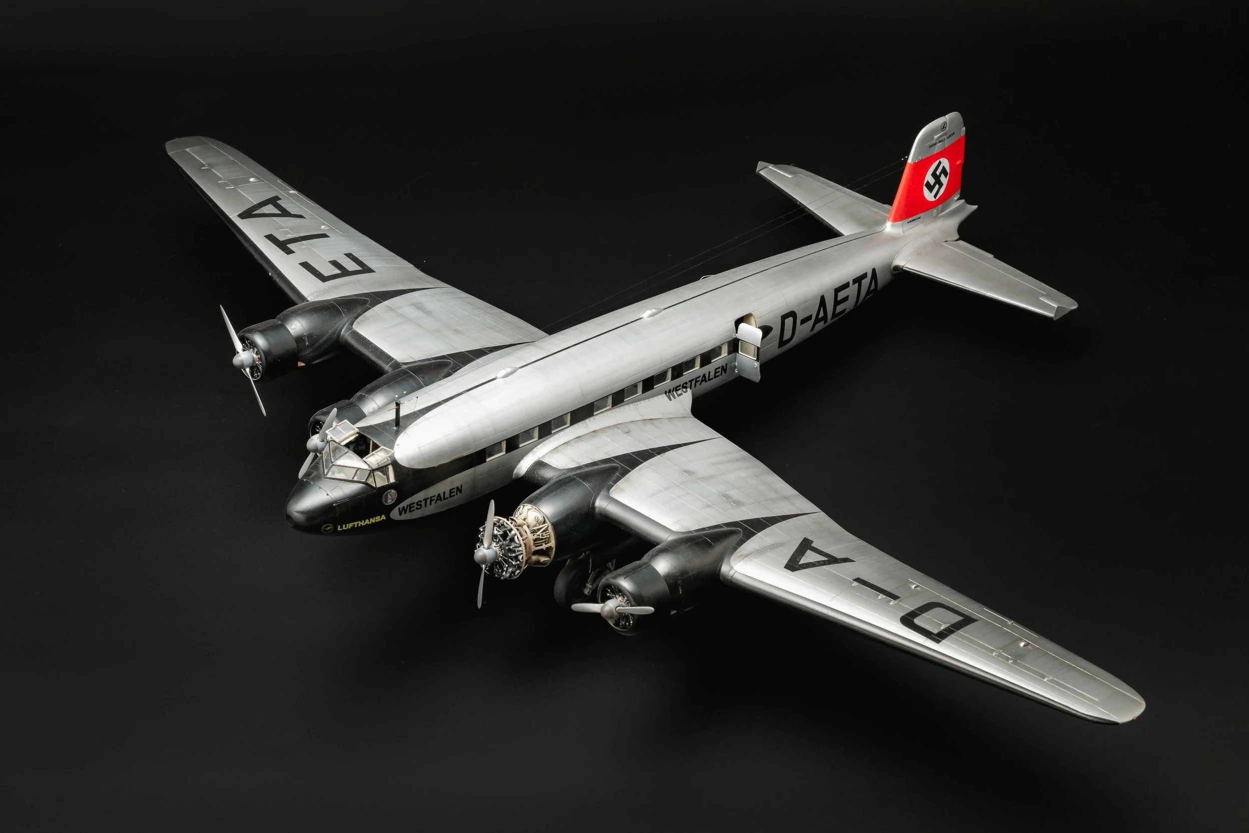 Fw 200 Condor A-0 model top forward left view