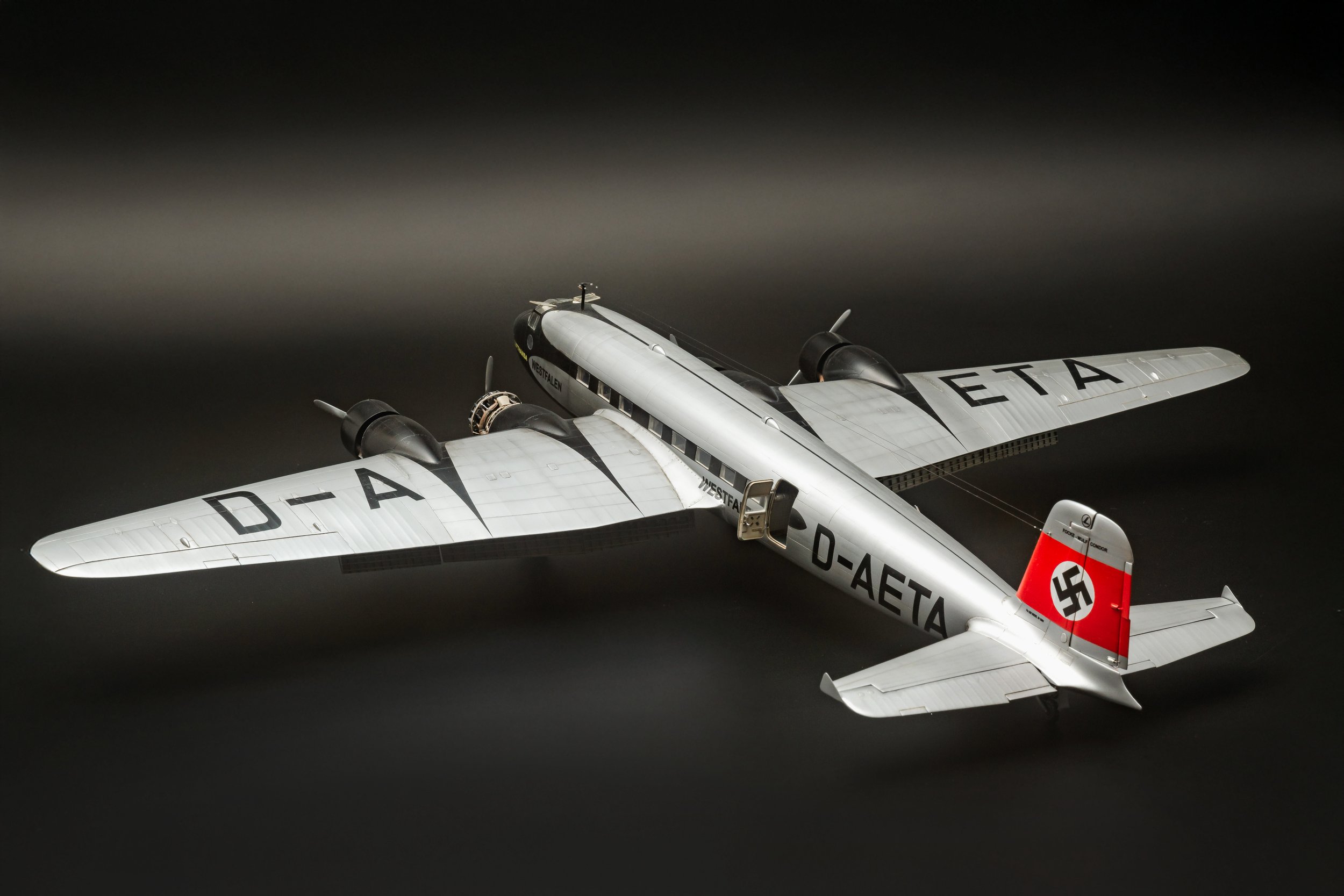 Fw 200 Condor A-0 model top aft left  view