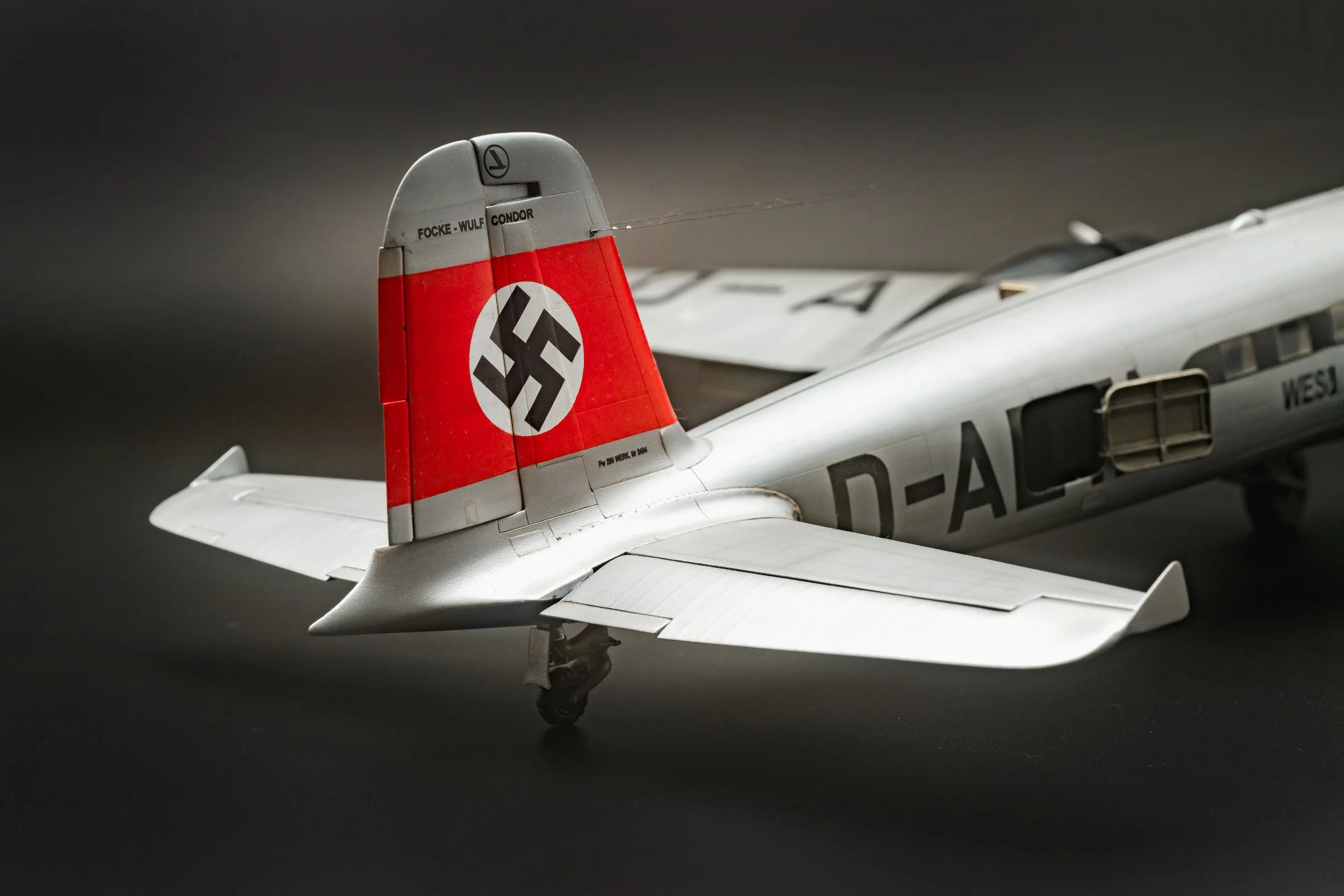 Fw 200 Condor A-0 model tail close-up
