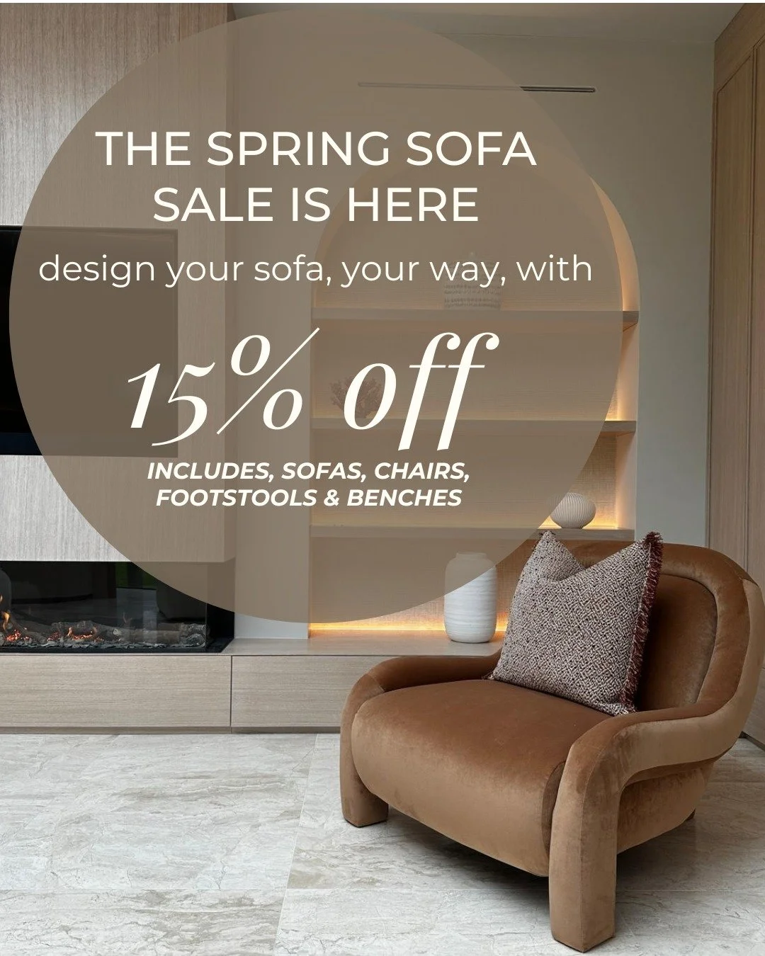 Enjoy 15% off our bespoke sofas, chairs, footstools and benches. Discover our full fabric collection in store.

#Wilmslow #Cheshire #CastInteriors #CastHome #BespokeFurniture
#LuxuryInteriors #LuxurySofas #HighEndInteriors #InteriorDesignUK
#QuietLux