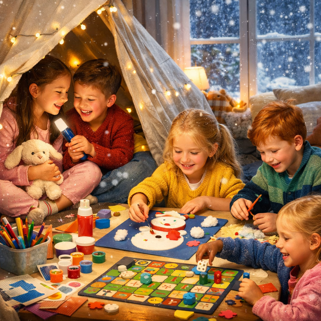 Snow Day: Indoor Activity Ideas for a Cozy Winter Day ❄️