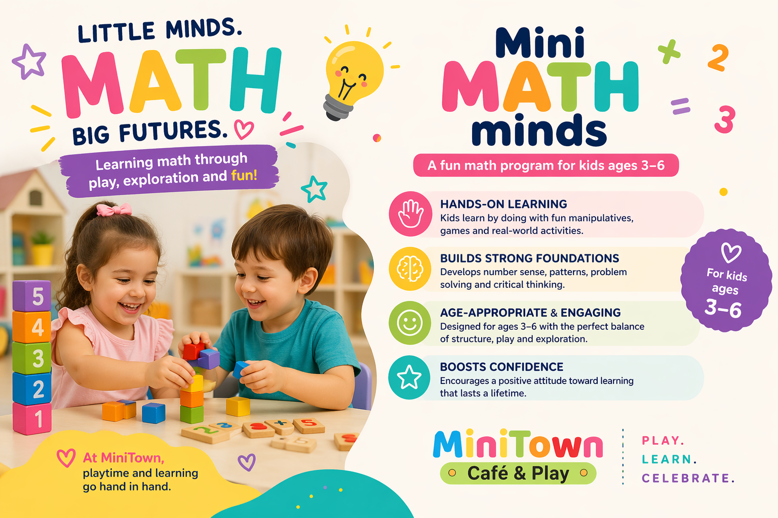 Mini Math Minds at MiniTown: Building Confident Little Thinkers