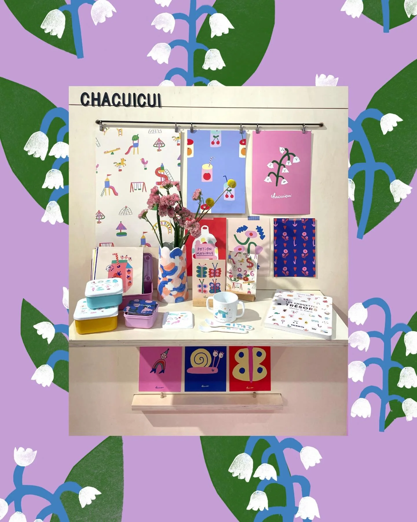 Last weekend, I fulfilled a little dream: participating in the Playtime fair! ✨
It was such a joy to showcase my world and finally meet the 10 fellow creators exhibiting alongside me, whom I&rsquo;ve admired for a long time 💛. I was touched by their