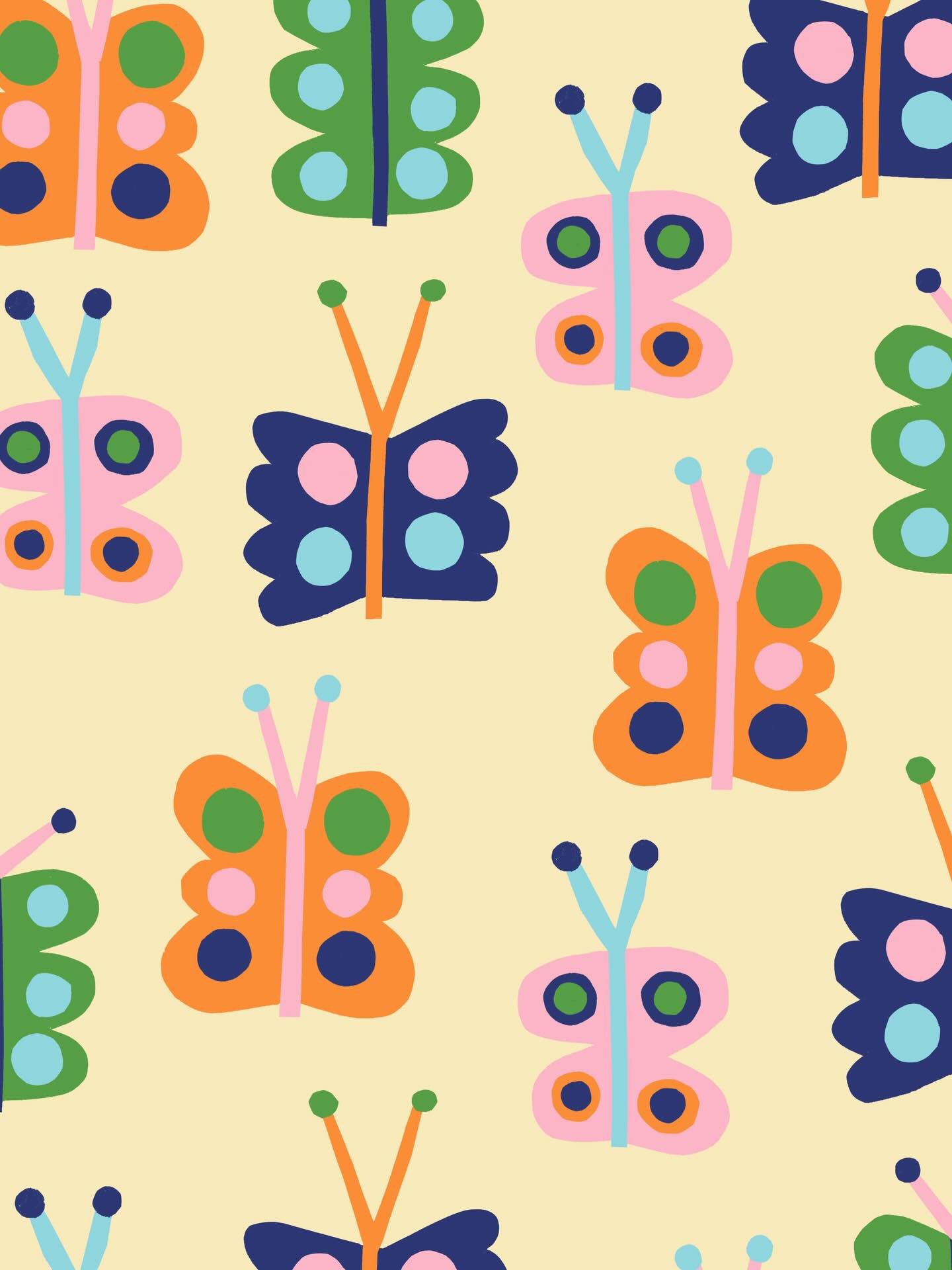 3e motif de ce triptyque papillons d&eacute;coup&eacute;s. 
☀️ 🦋 ☀️