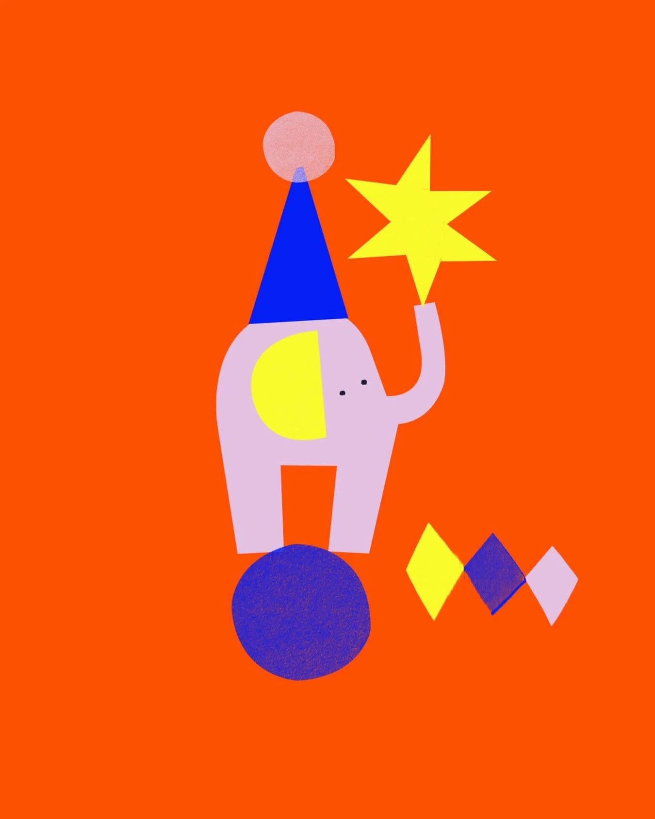 Variation autour du th&egrave;me du cirque 🎪 

#collage #circus #illustration