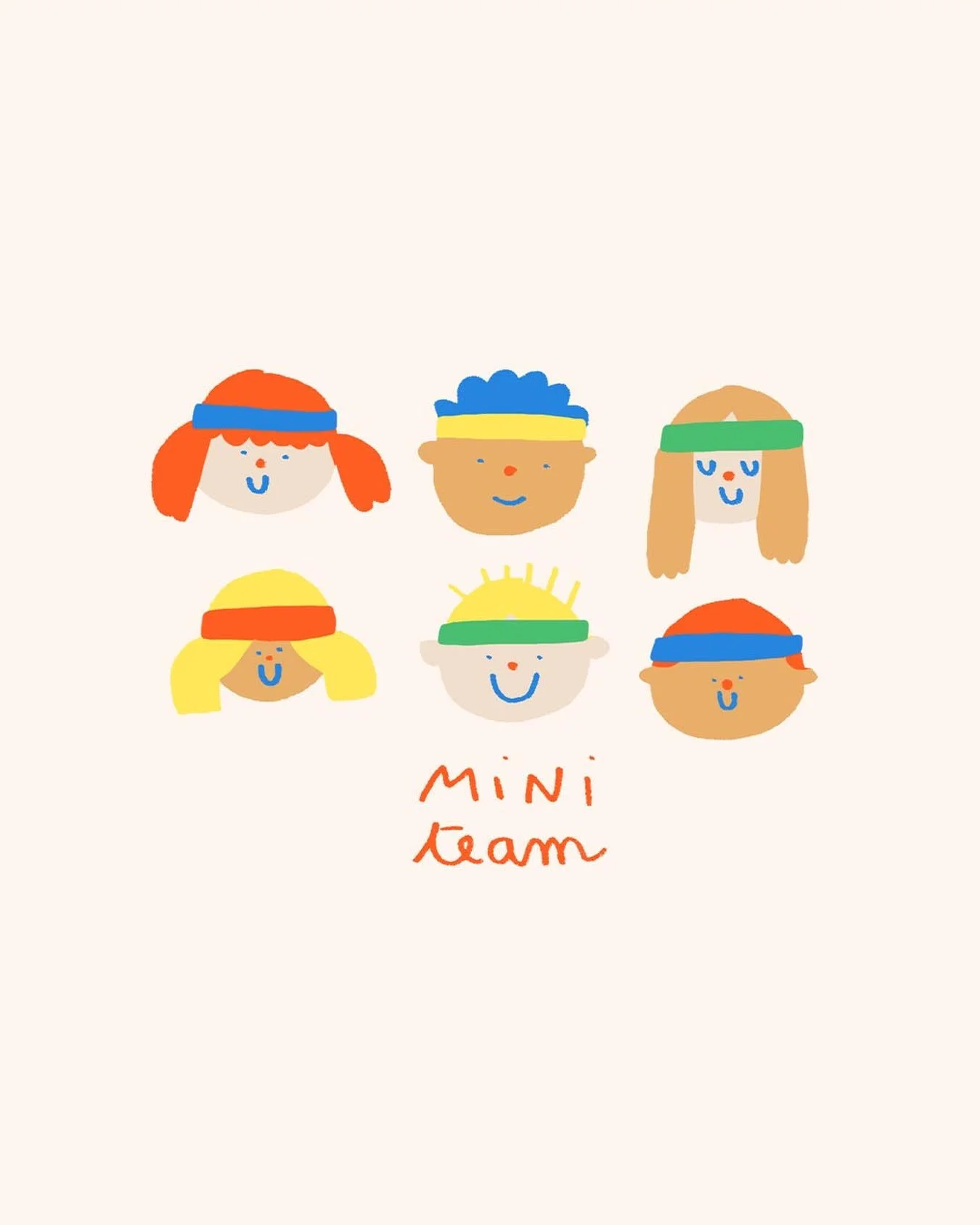 *mini team*
Motif plac&eacute; qui serait top sur un p&rsquo;tit tee shirt ! 
Dispo dans mon catalogue 🥰

#motif #designforkids #patterndesign
