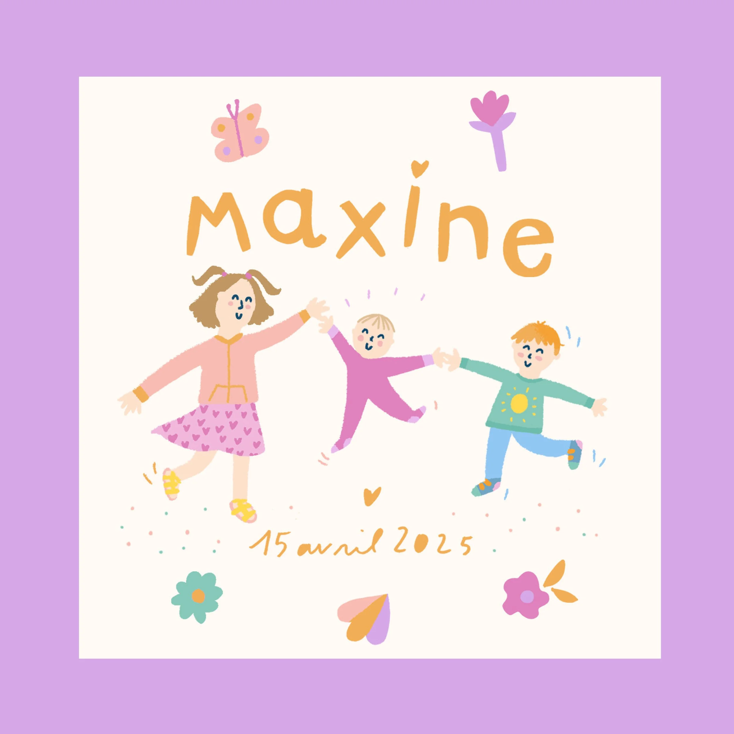 Faire-parte / Maxine