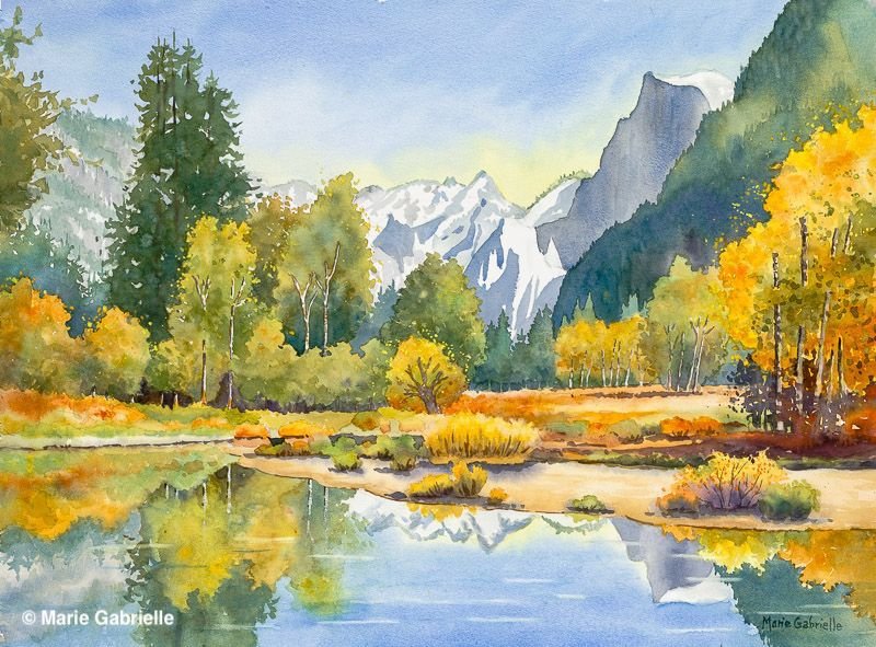 Yosemite Valley Reflections, 22x30", $1900
