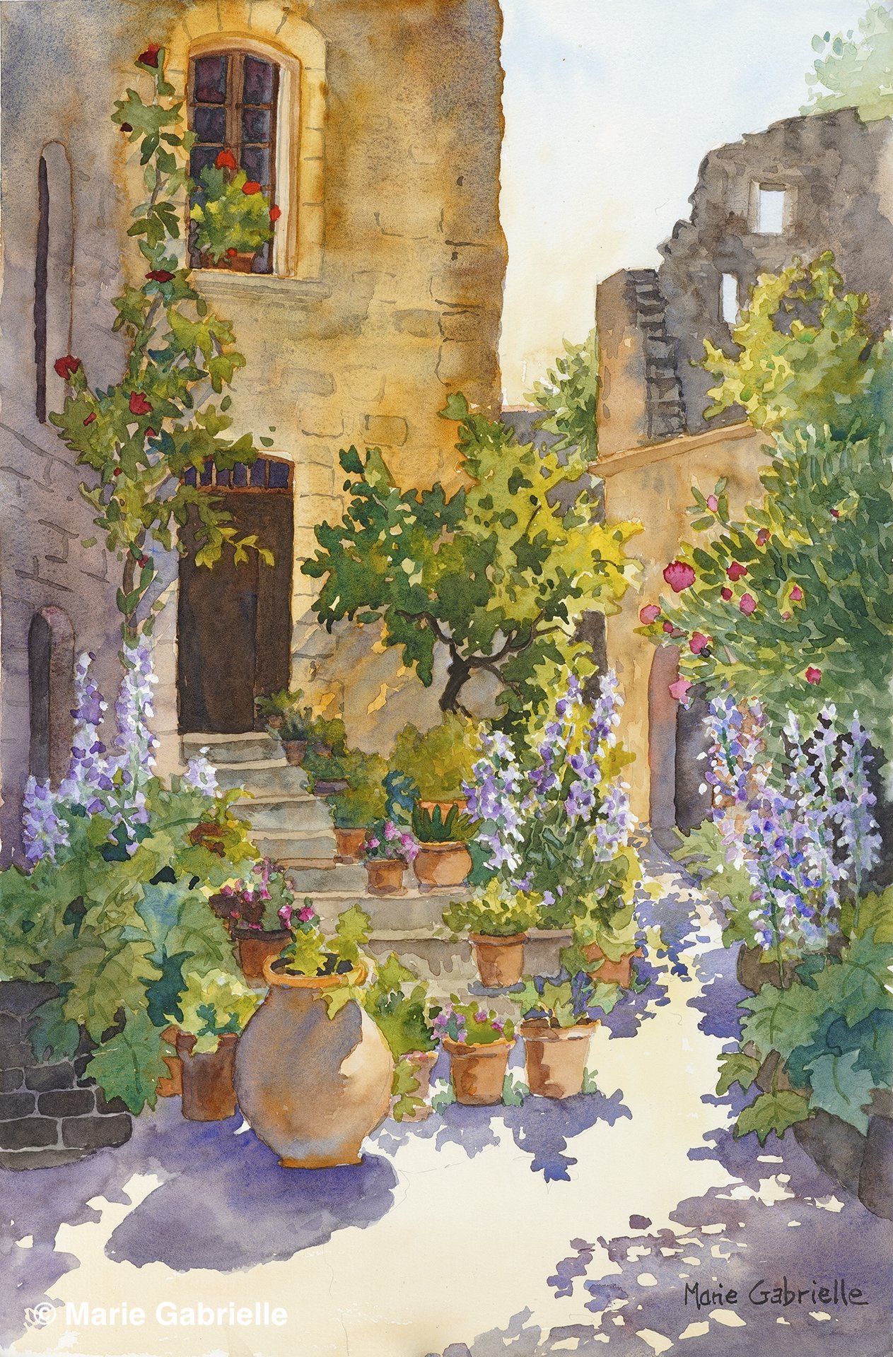 Oppede Doorway, 22x15", $950